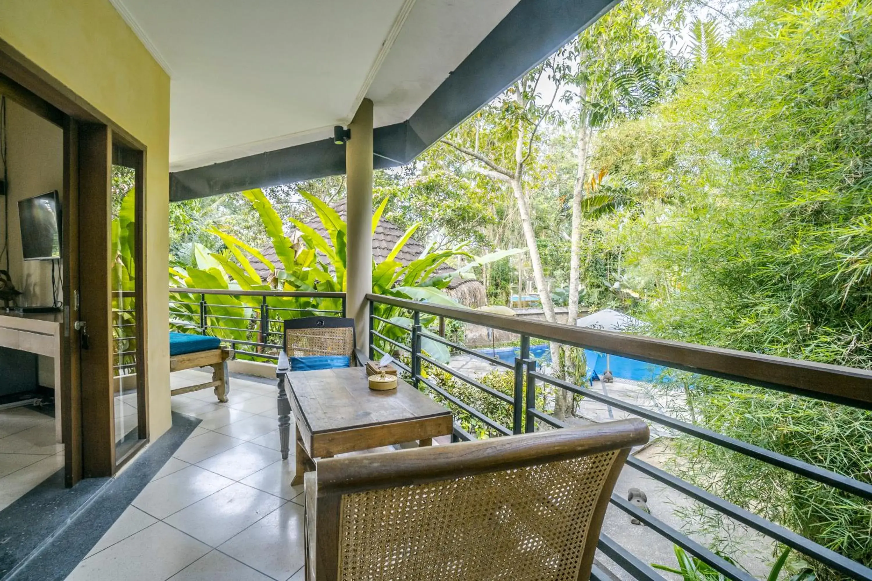 Balcony/Terrace in Gajah Biru Bungalows