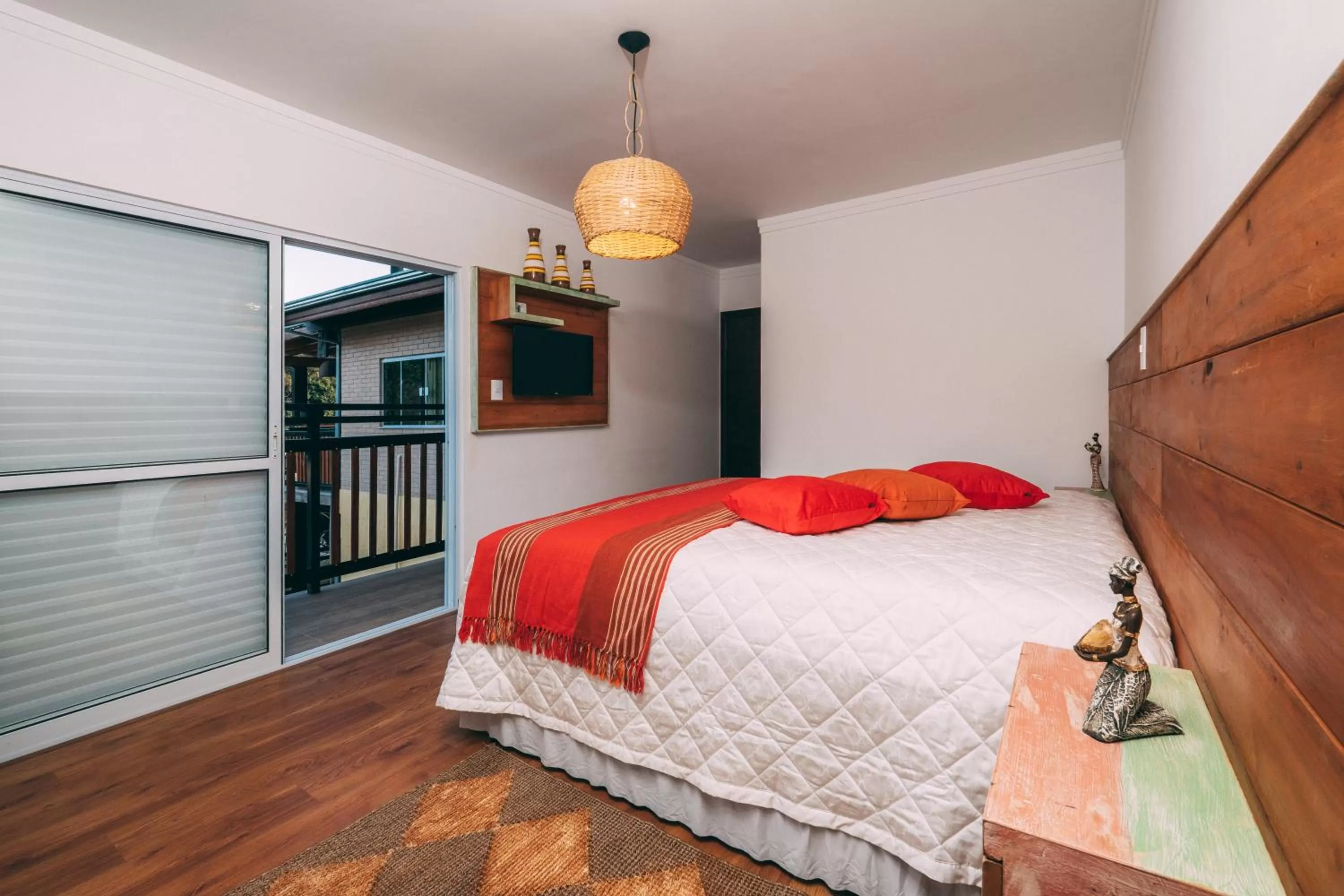 Bed in Pousada Trem Chic