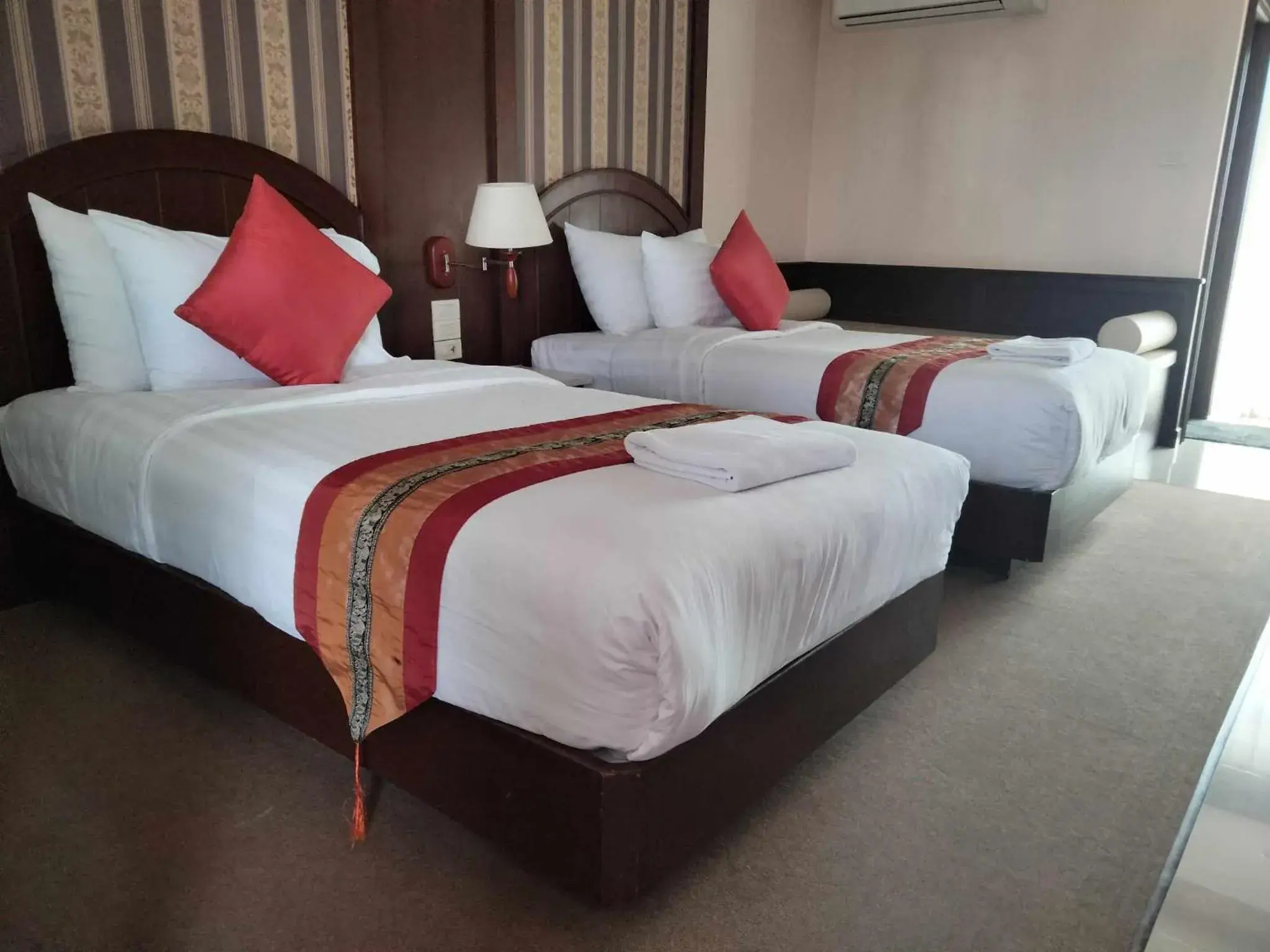 Bed in The Lion King Hotel Udonthani