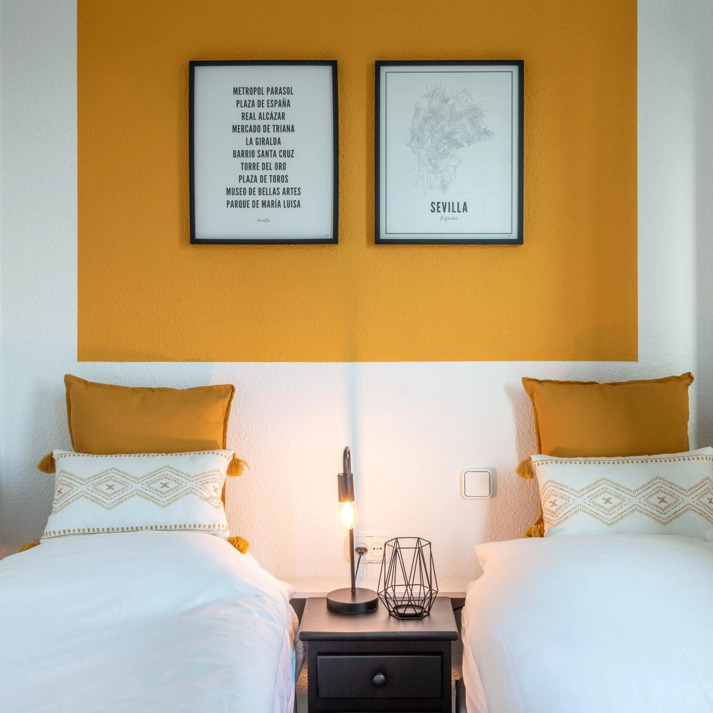 Bed in Hotel B&B Casa Arena Sevilla