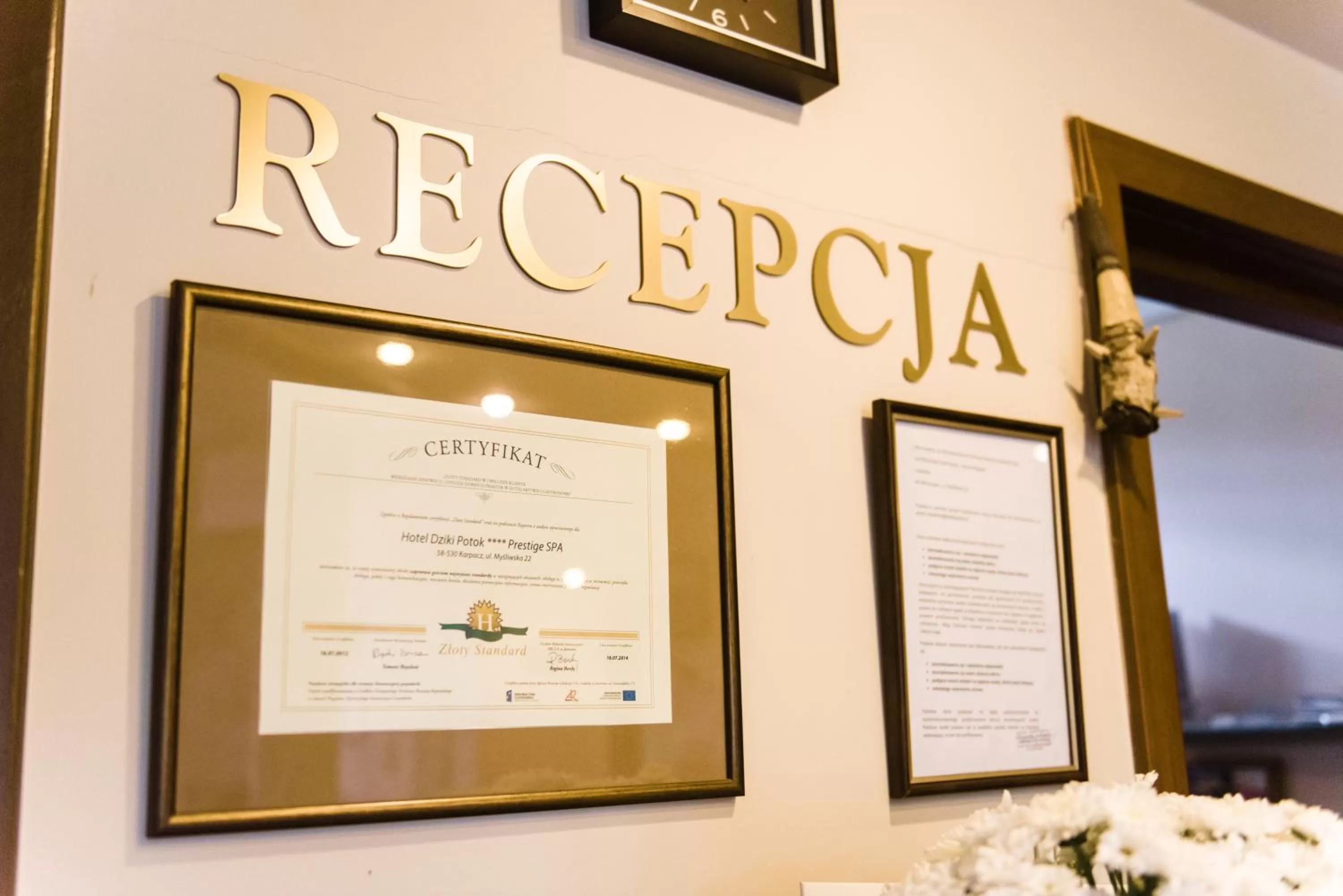 Lobby or reception in Hotel Dziki Potok Karpacz Konferencje & SPA