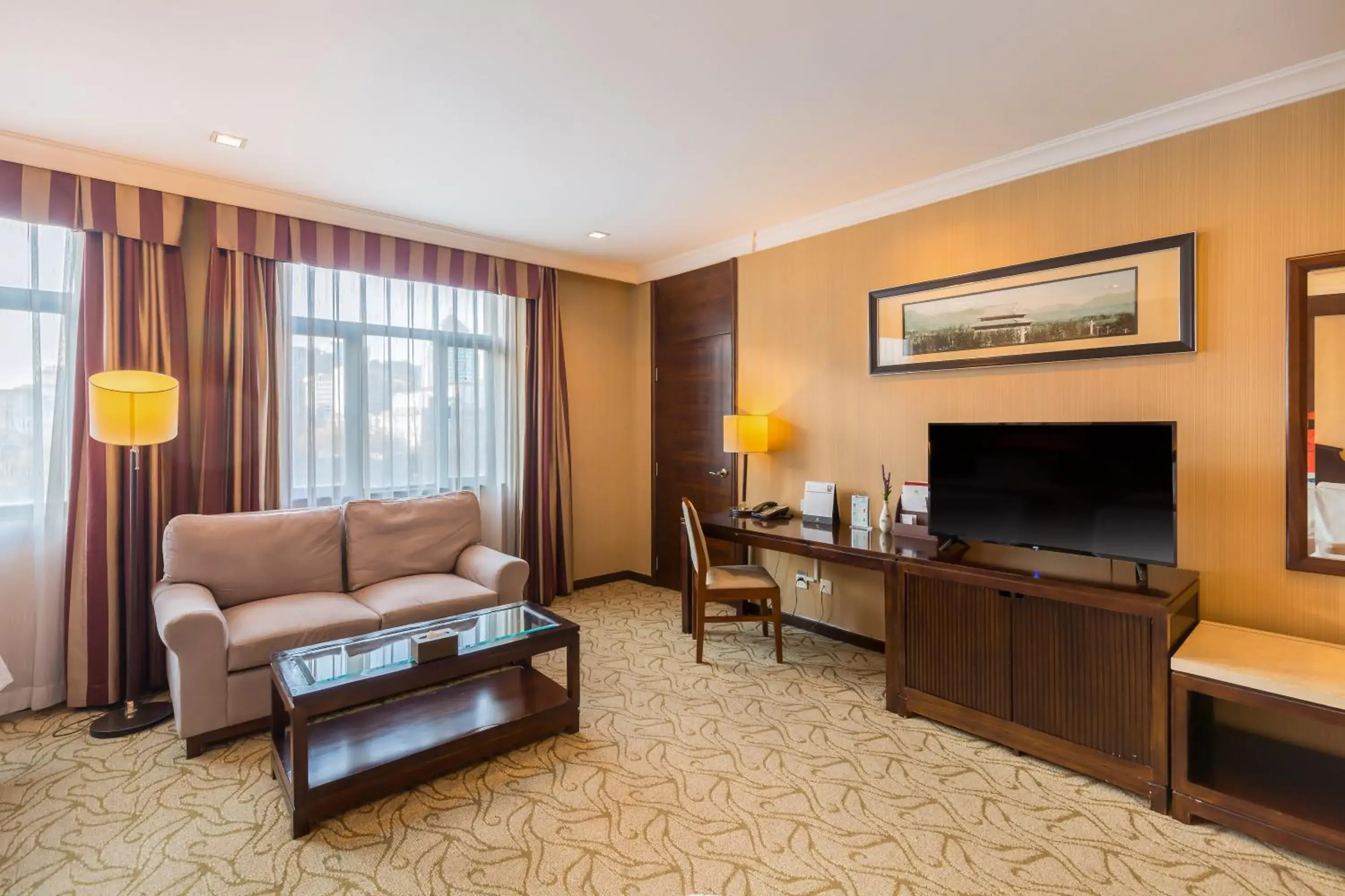 Seating Area in Jianguo Hotspring Hotel