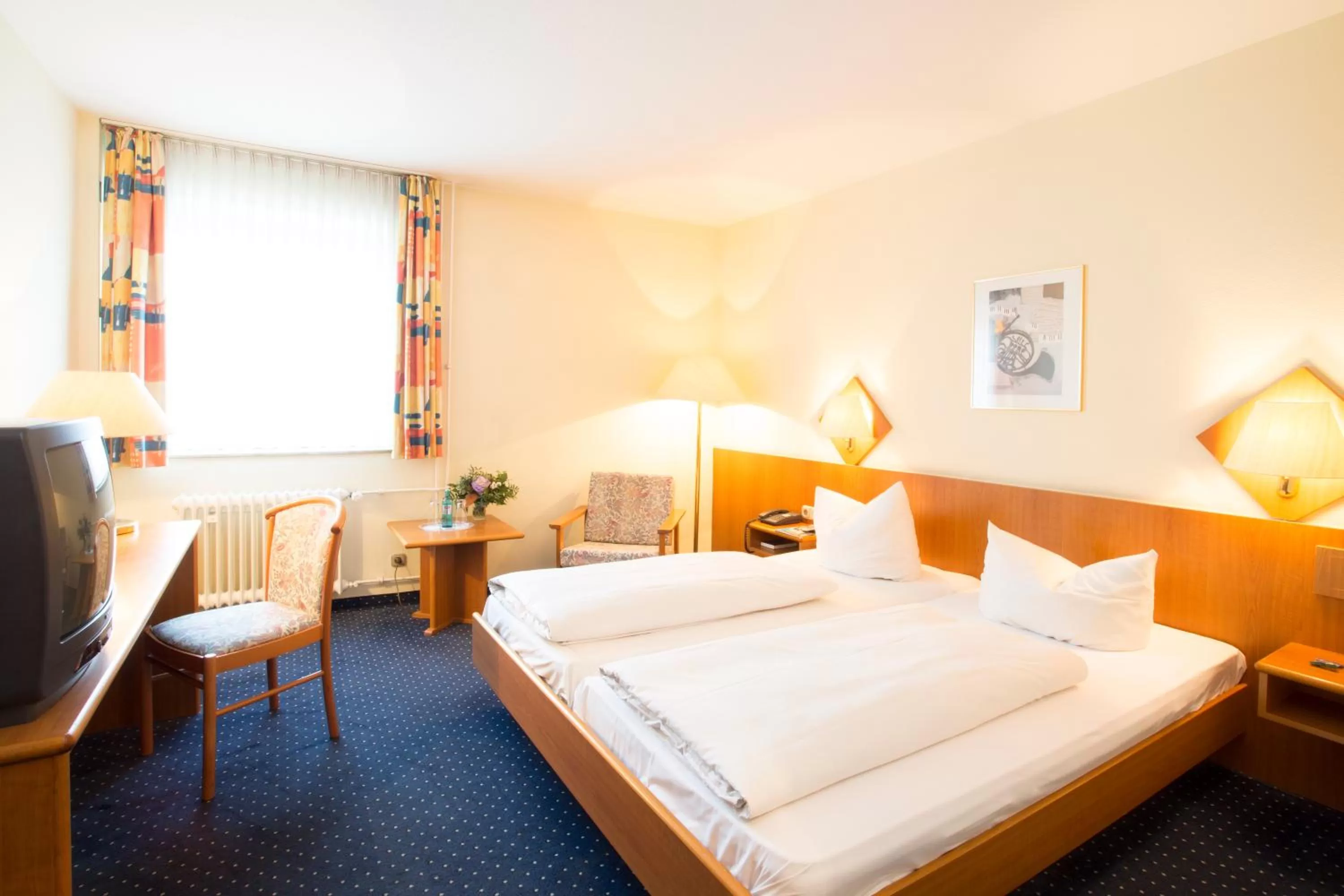 Photo of the whole room, Bed in Fly Inn Hotel Frankfurt Airport Rüsselsheim ehemals Trip Inn Hotels