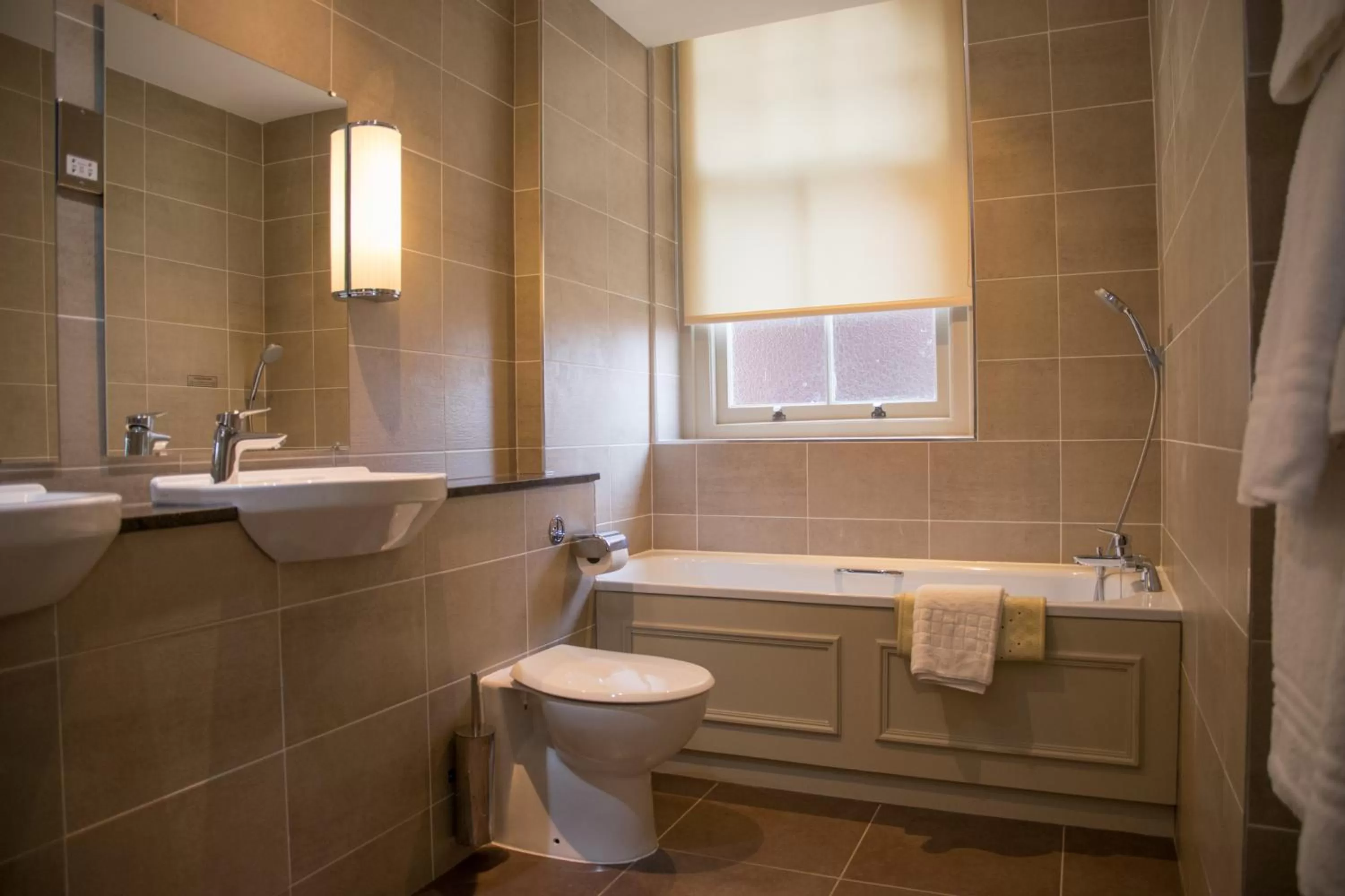 Toilet in Crown & Mitre Hotel