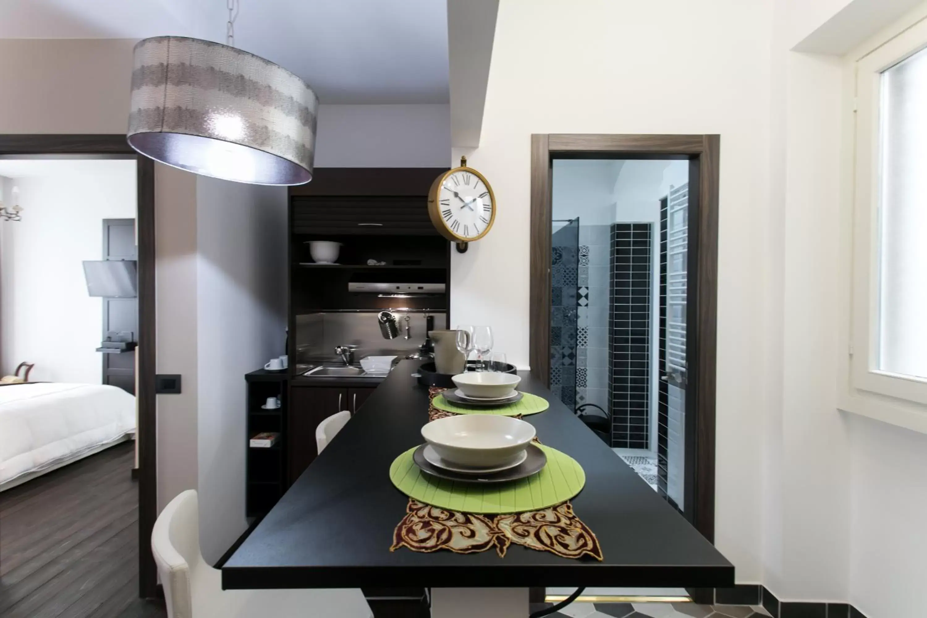 Kitchen or kitchenette, Dining Area in Aparthotel Dei Mercanti
