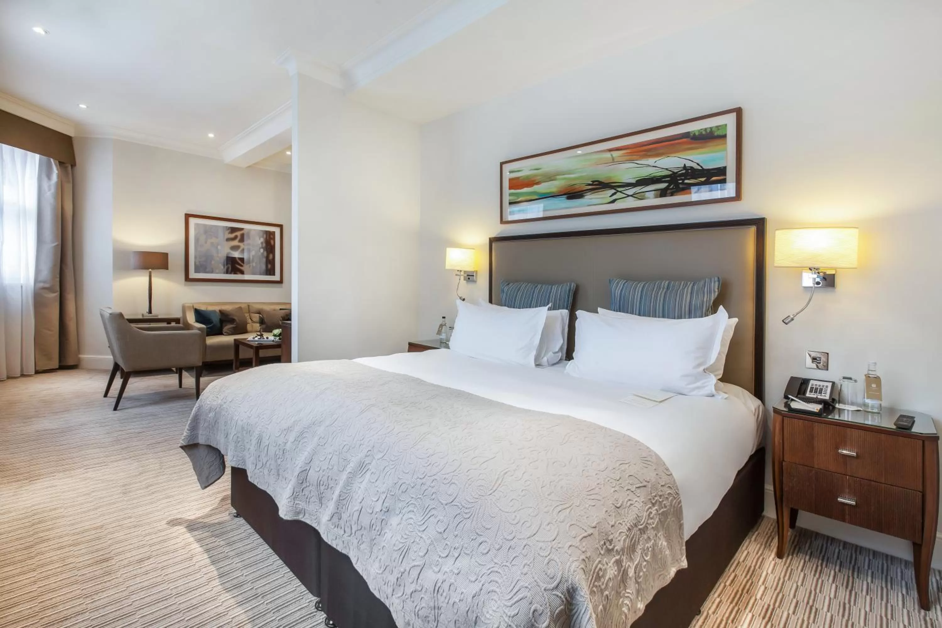 Bed in St. James' Court, A Taj Hotel, London