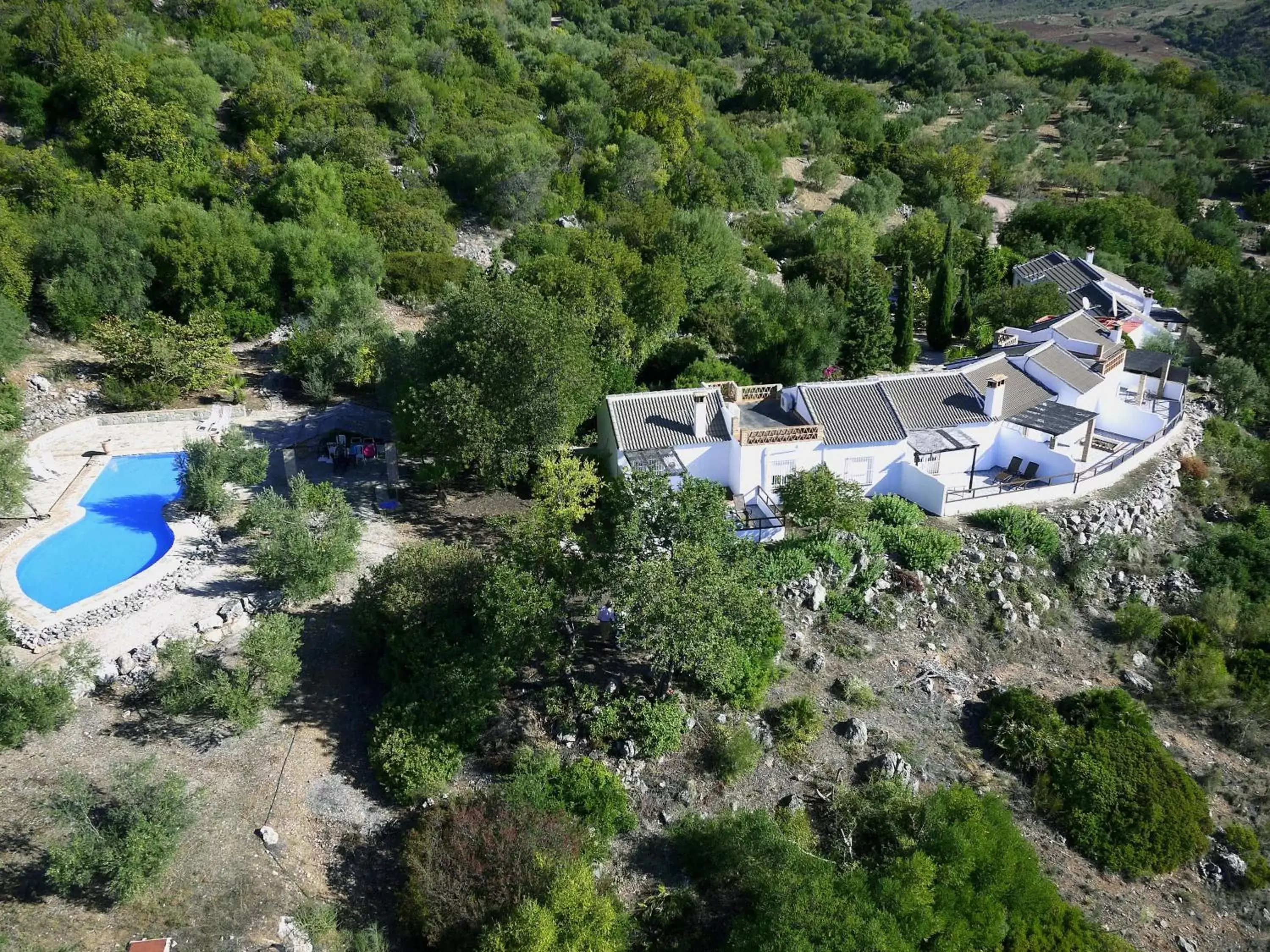 Facade/entrance, Bird's-eye View in Casas Rurales Los Algarrobales