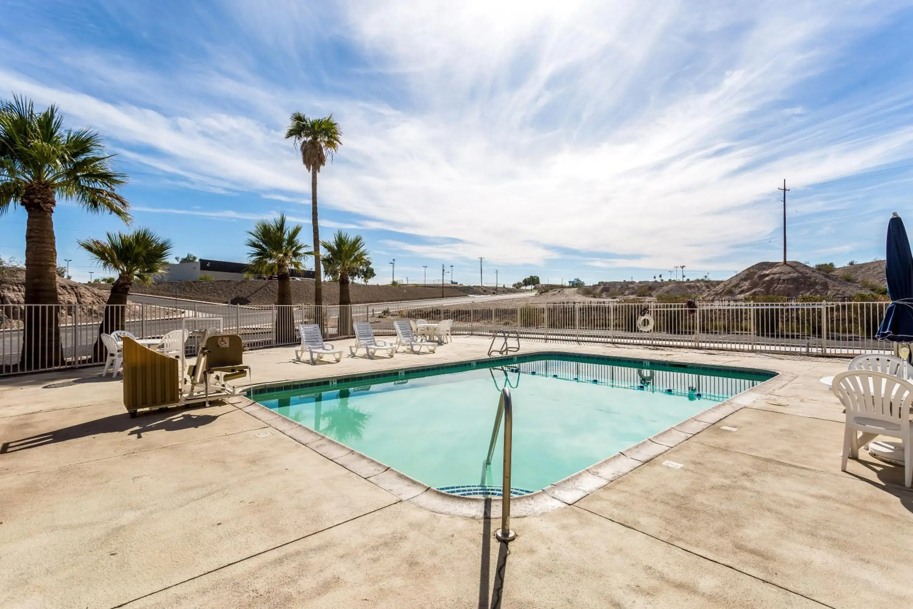 Swimming Pool in Motel 6-Needles, CA