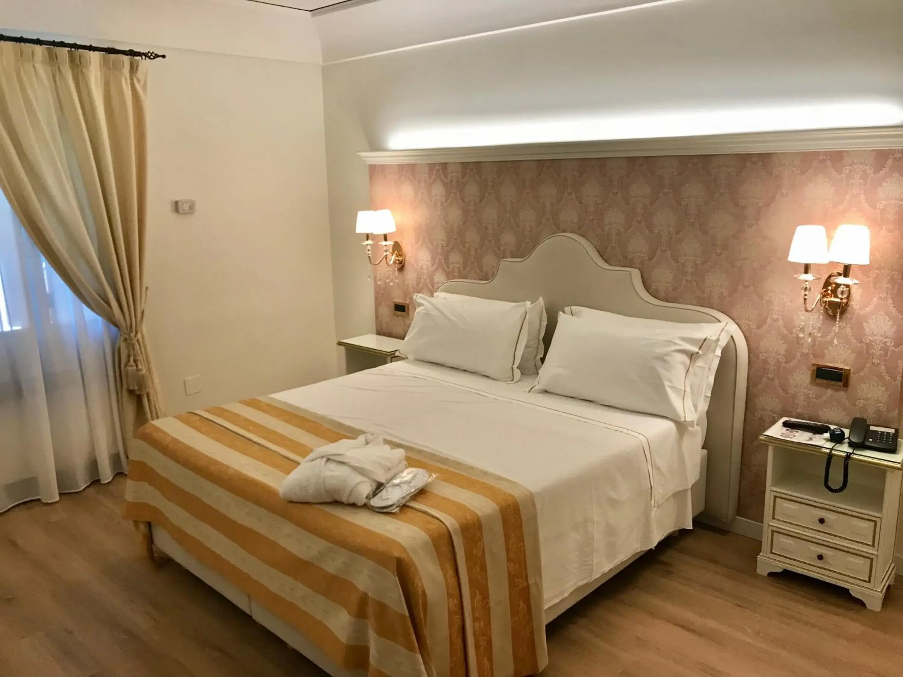 Bed in Hotel Villa Condulmer