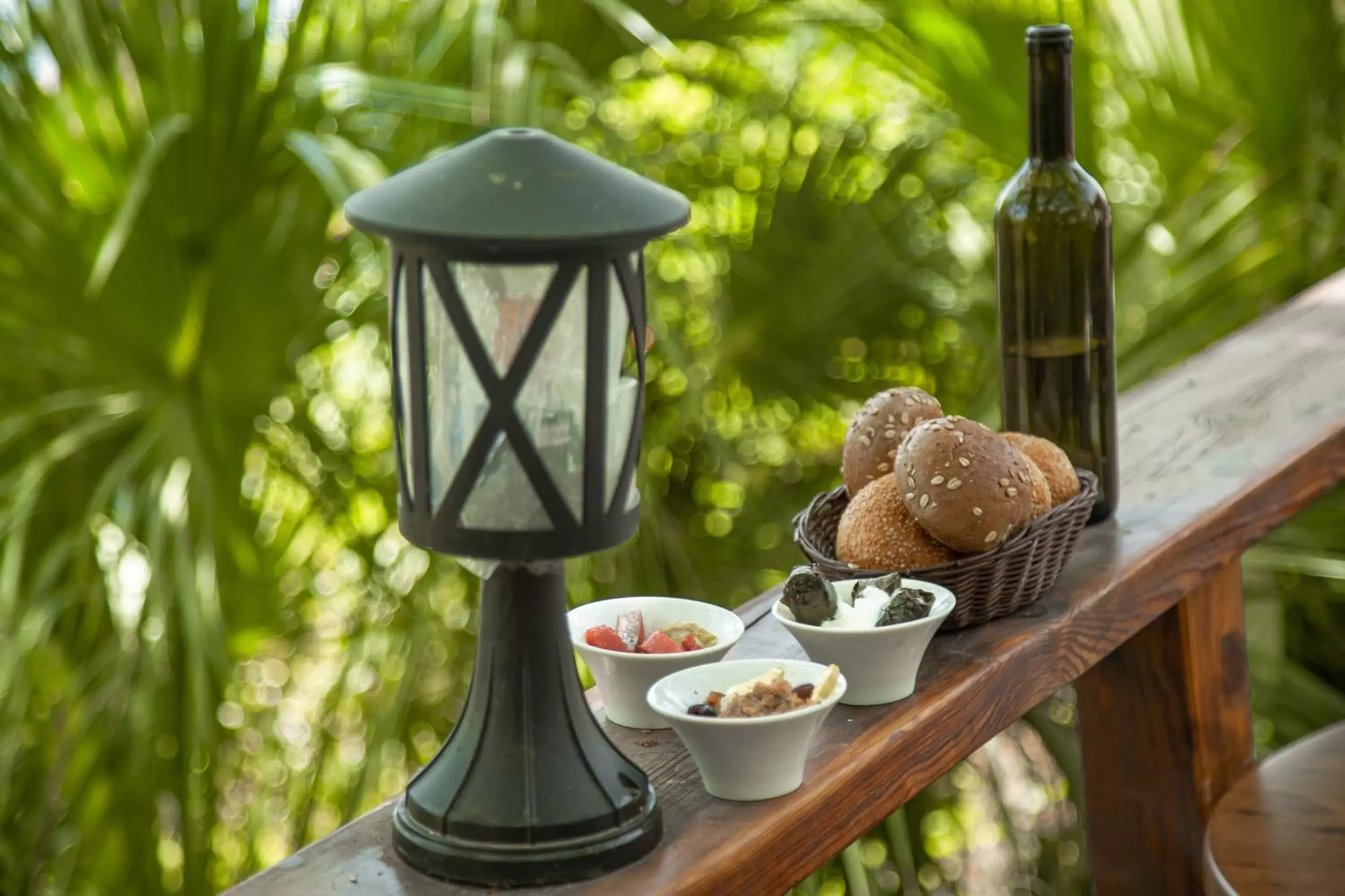 Food close-up in Ein Gedi Kibbutz Hotel