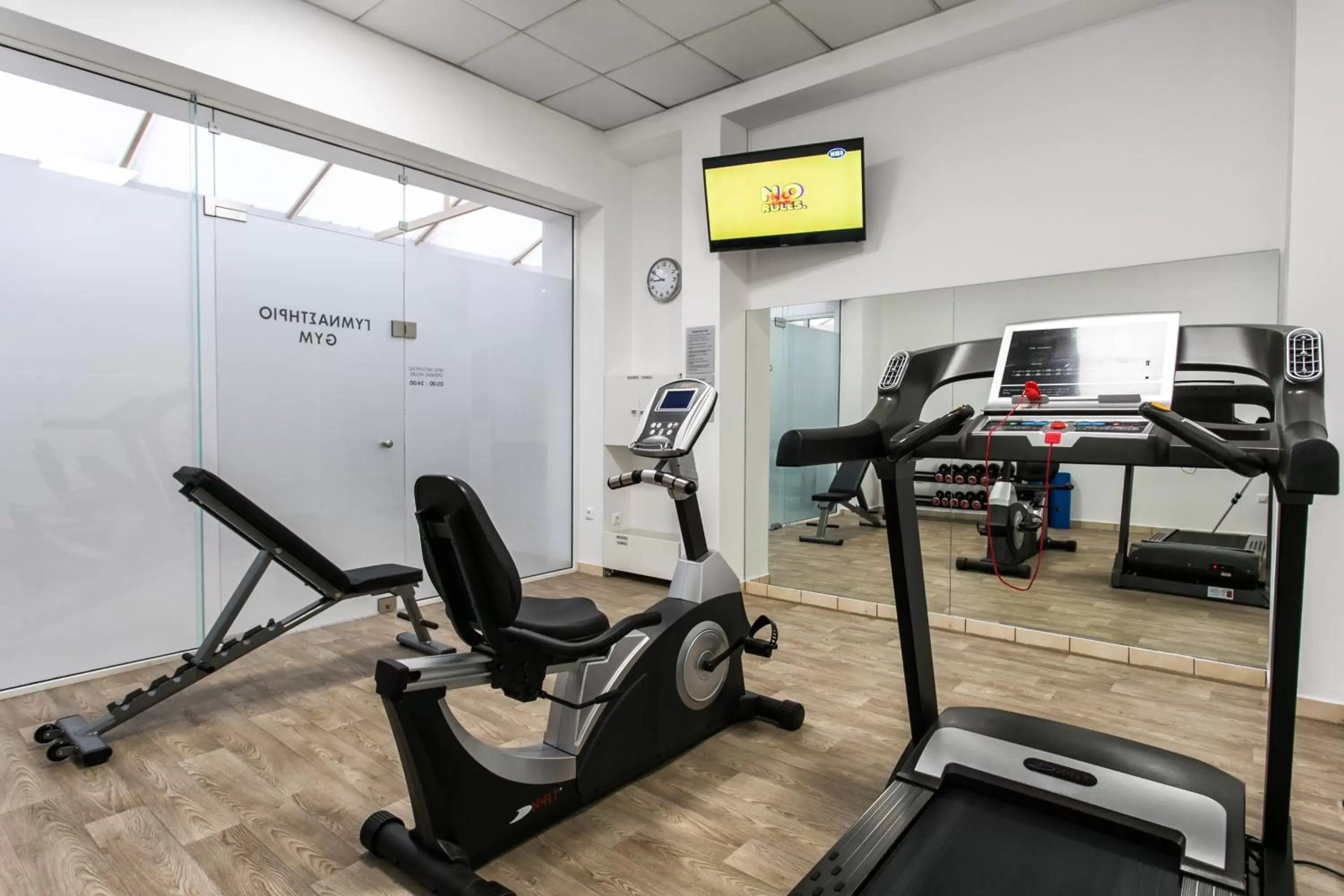 Fitness centre/facilities in Athens Cypria Hotel
