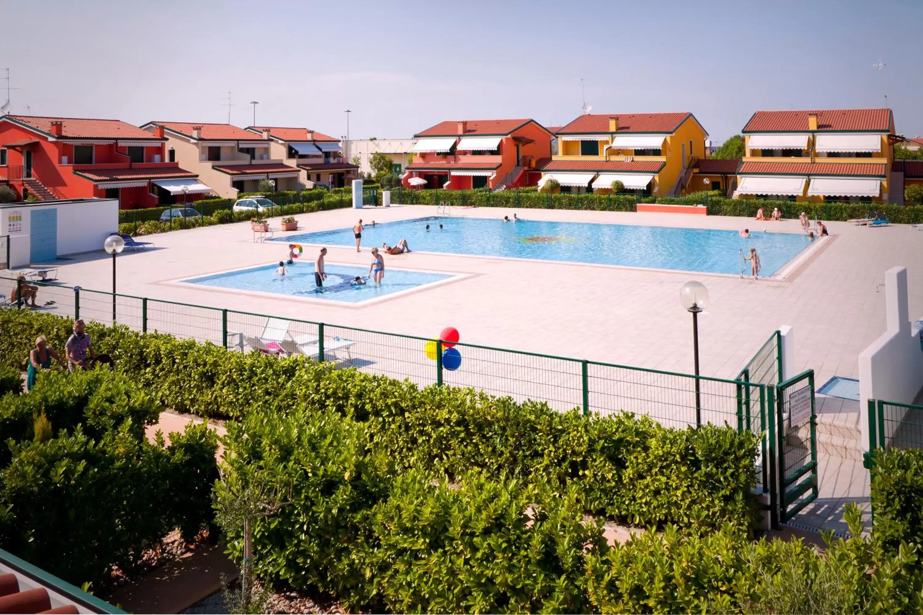 Guests, Swimming Pool in Villaggio dei Fiori Apart- Hotel 3 Stars - Family Resort