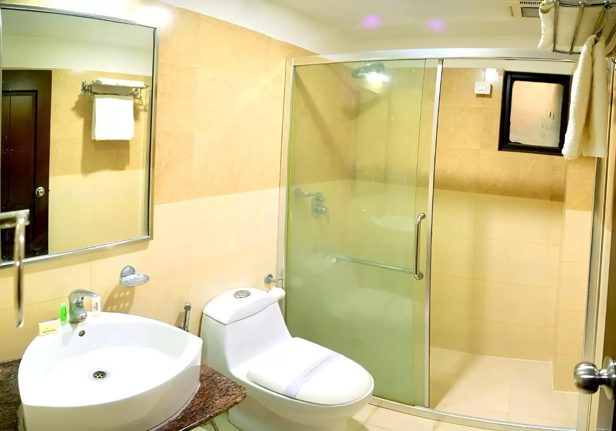 Bathroom in Hotel Royal Palm - A Budget Hotel in Udaipur