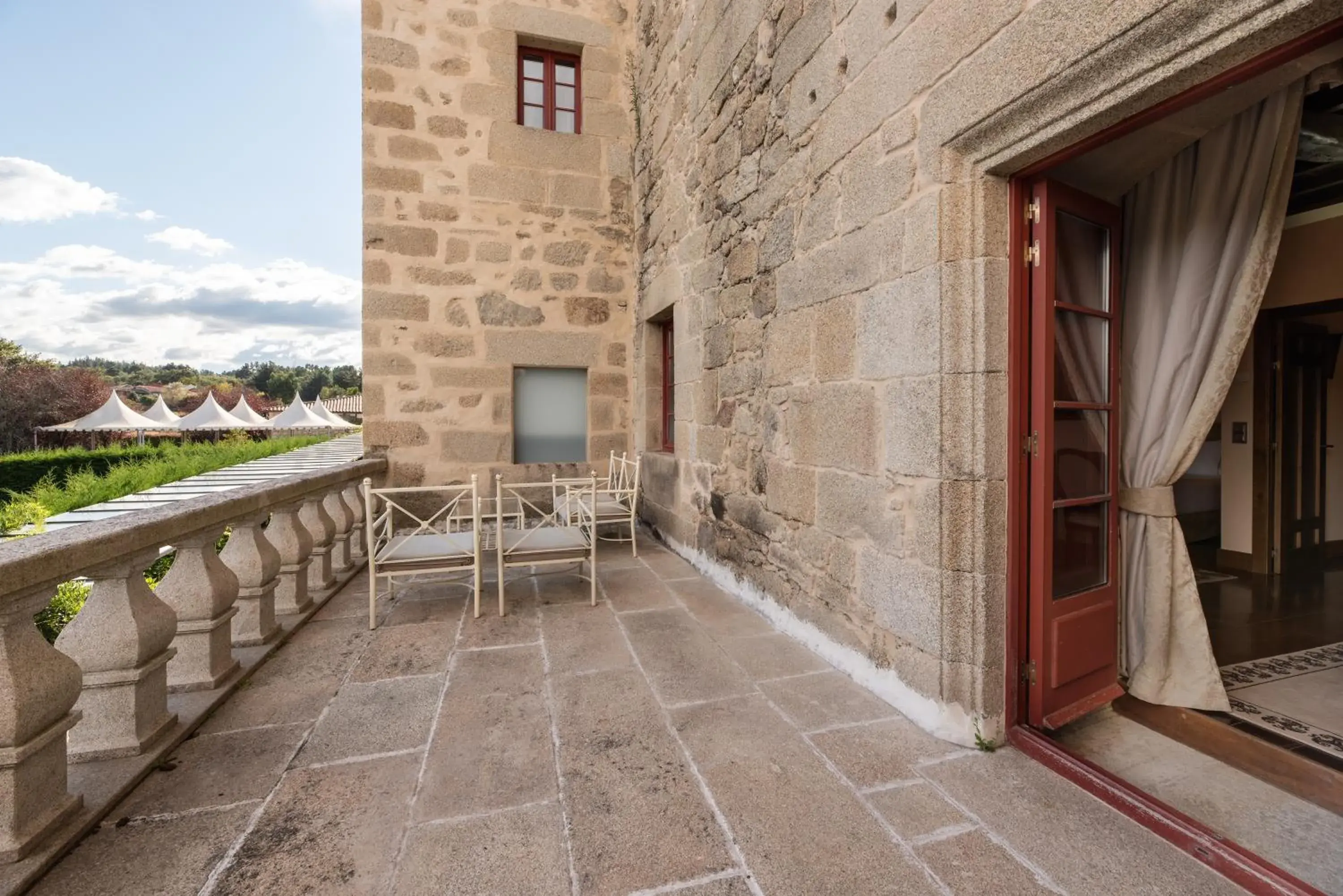 Balcony/Terrace in Eurostars Pazo de Sober