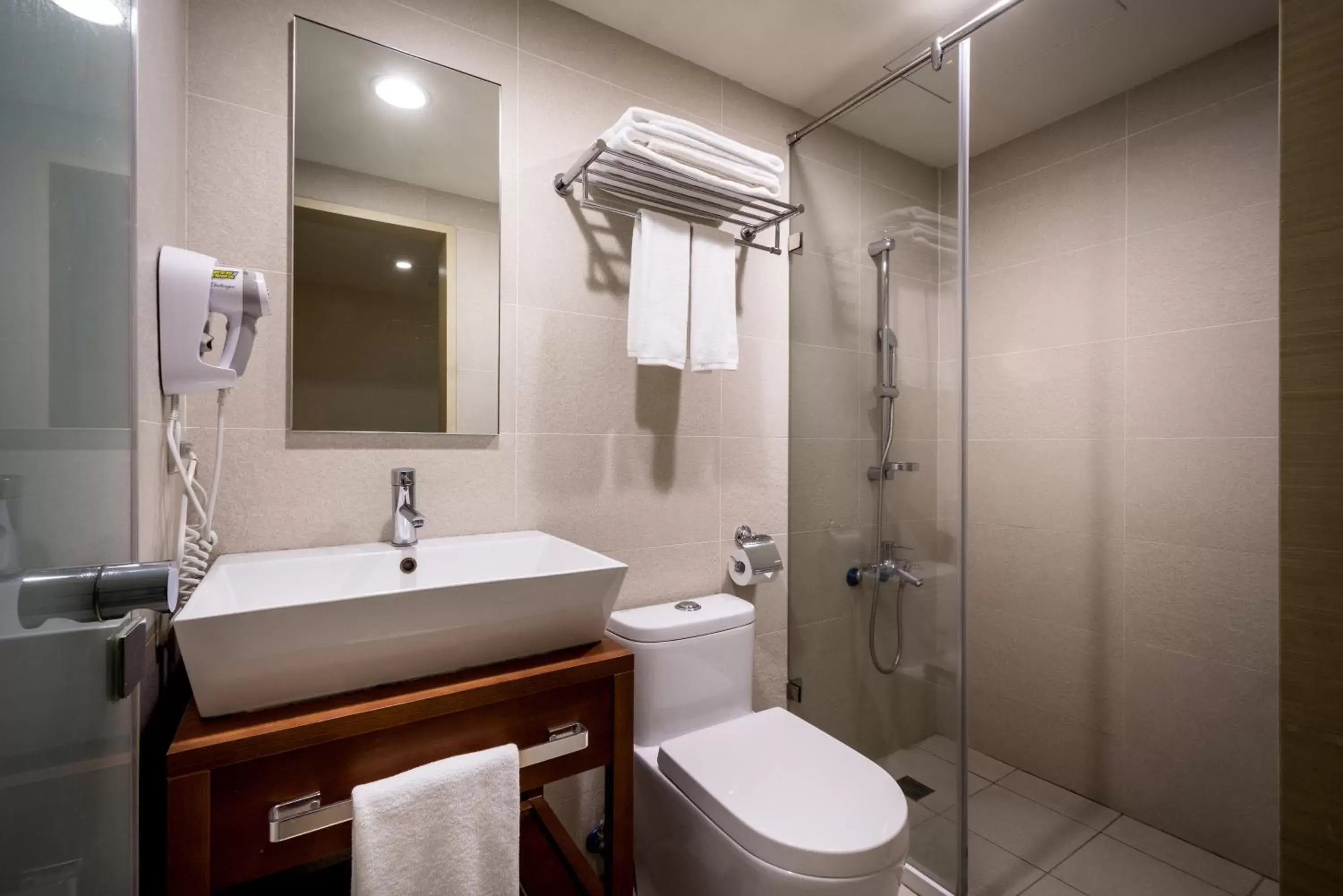 Bathroom in Wemeet Hotel Taipei