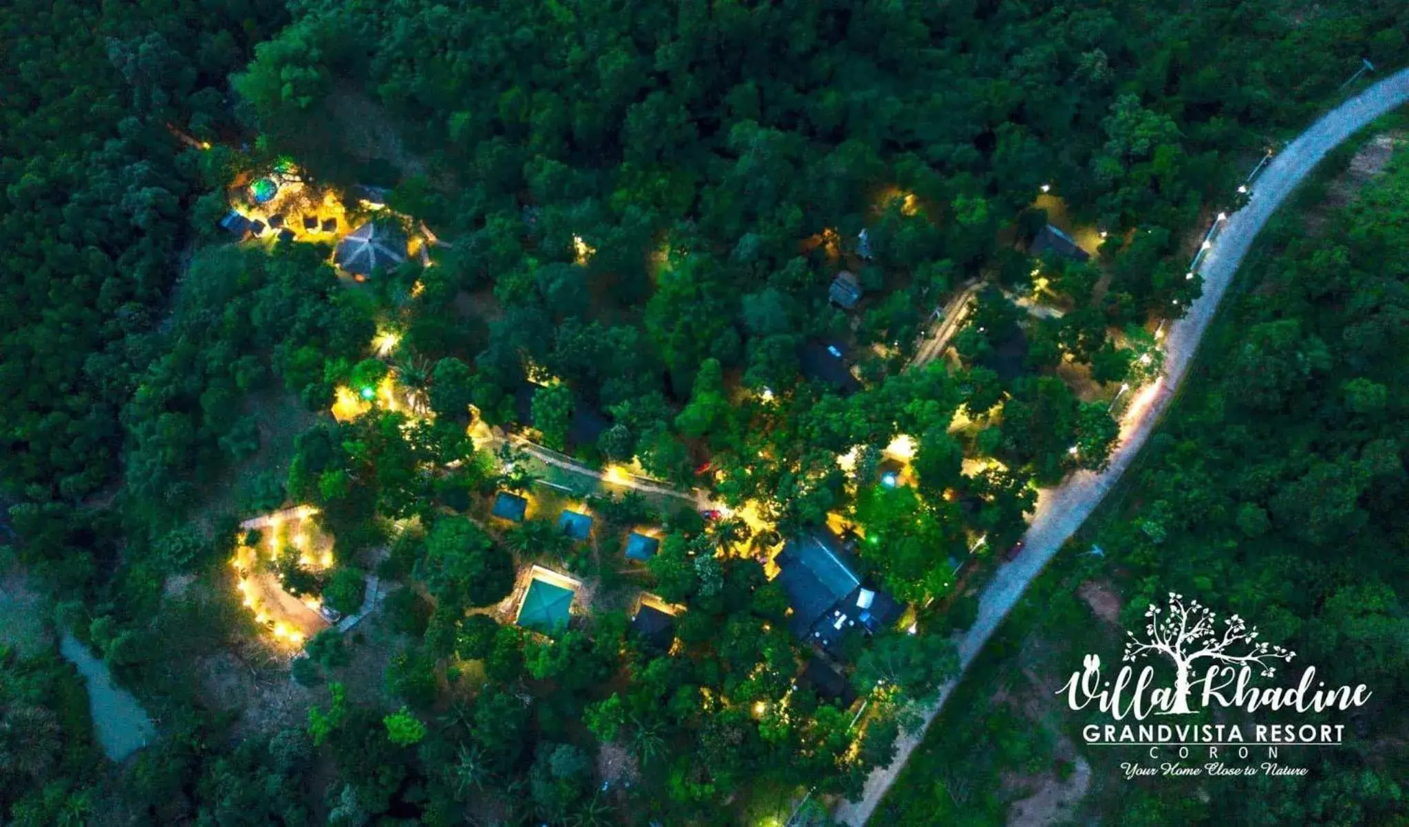 Bird's-eye View in Villa Khadine Grand Vista Resort