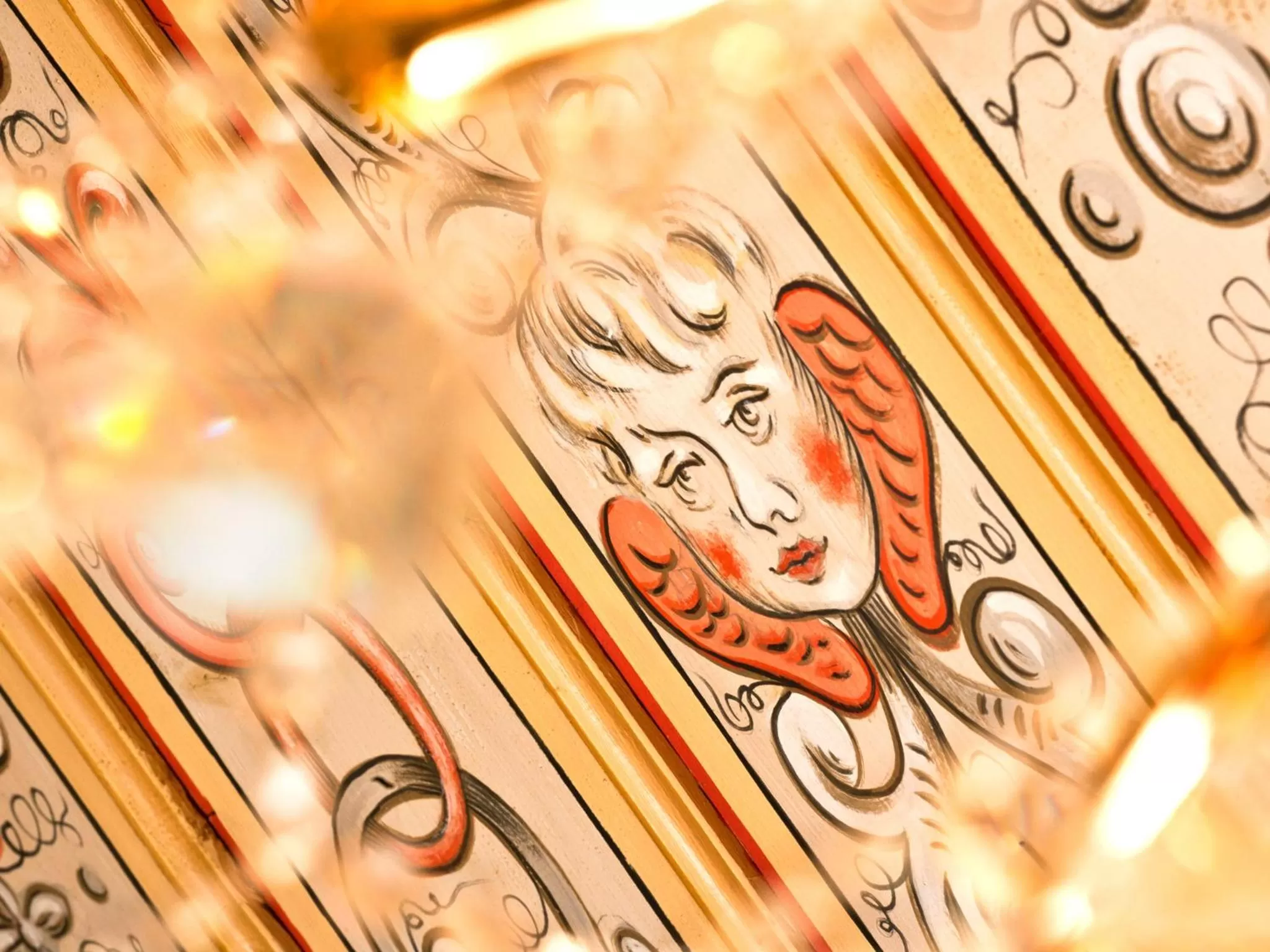 Decorative detail in Hotel U Zlatého Stromu Prague by BHG