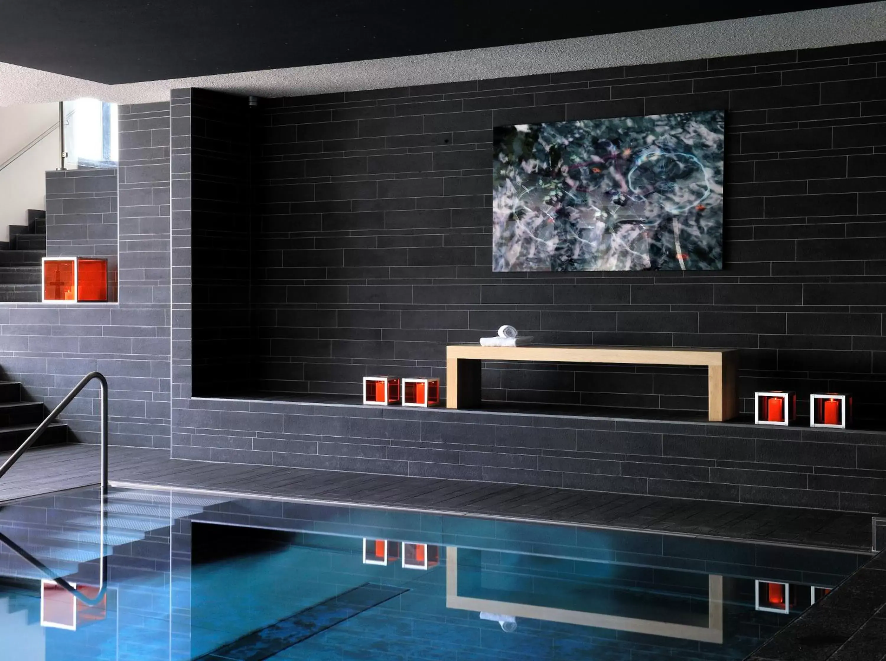 Swimming pool in The Cambrian Swimming pool in The Cambrian