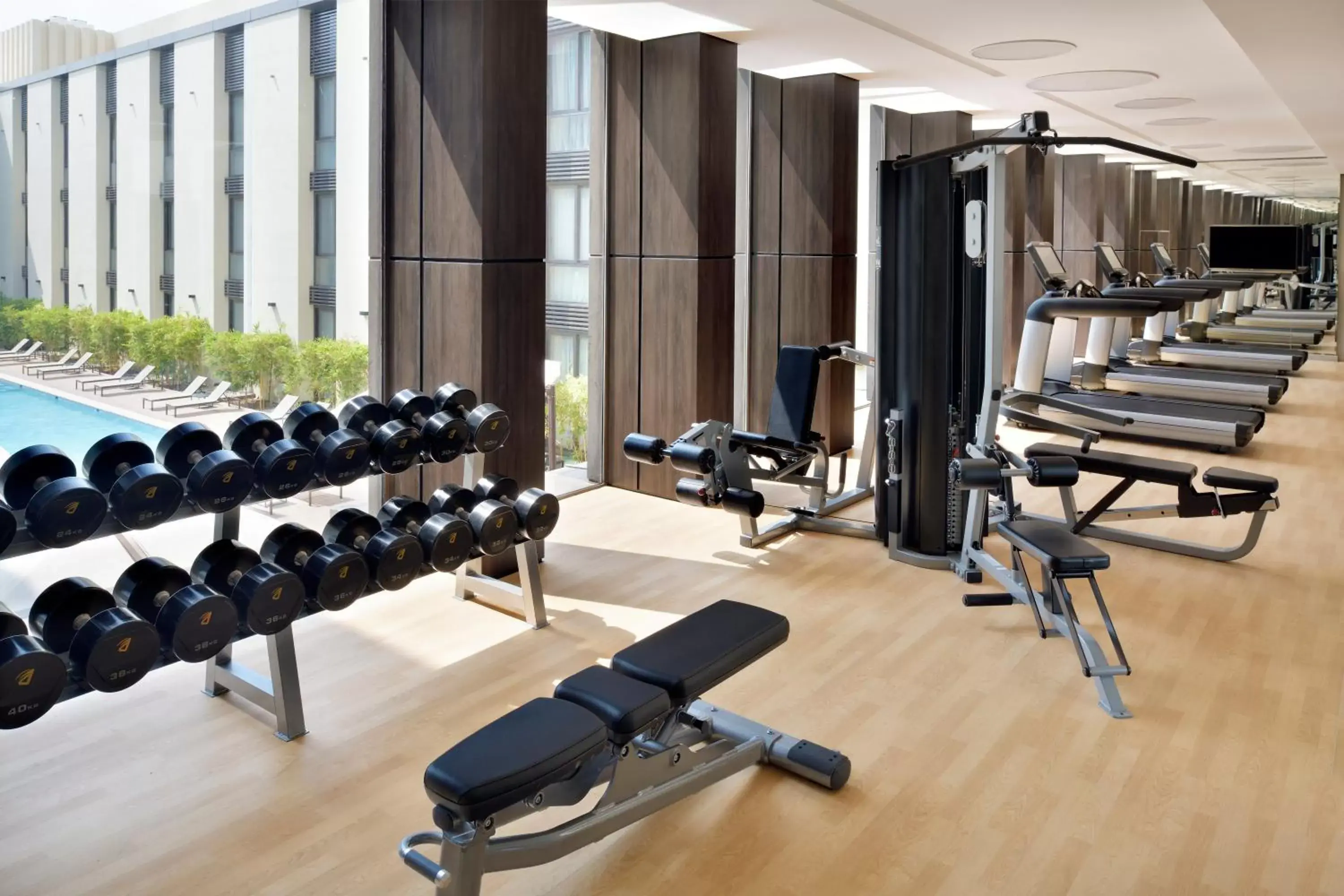 Fitness centre/facilities in Mövenpick Hotel Tahlia Jeddah Fitness centre/facilities in Mövenpick Hotel Tahlia Jeddah