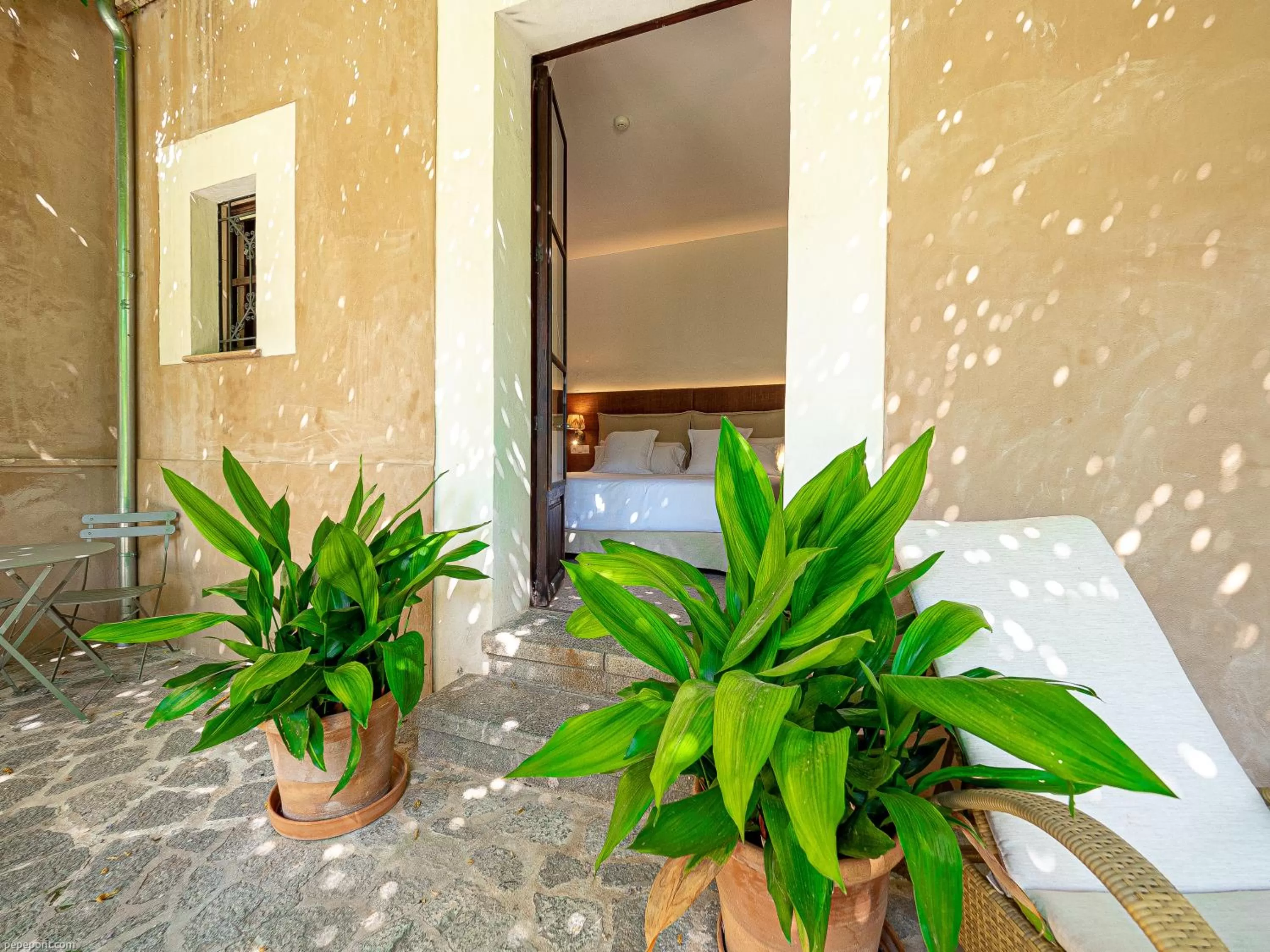 Garden view in Ca'n Puig de Sòller