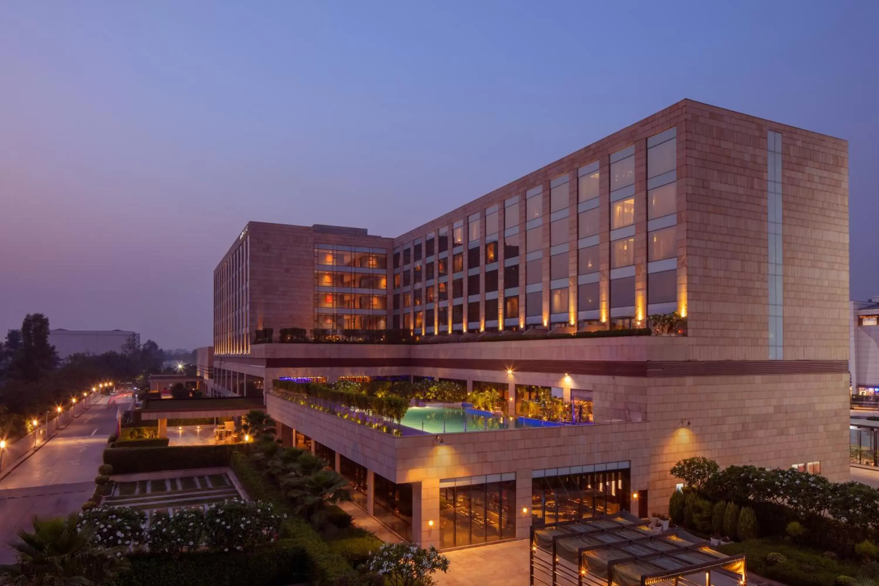 Facade/entrance, Property Building in Hyatt Regency Chandigarh