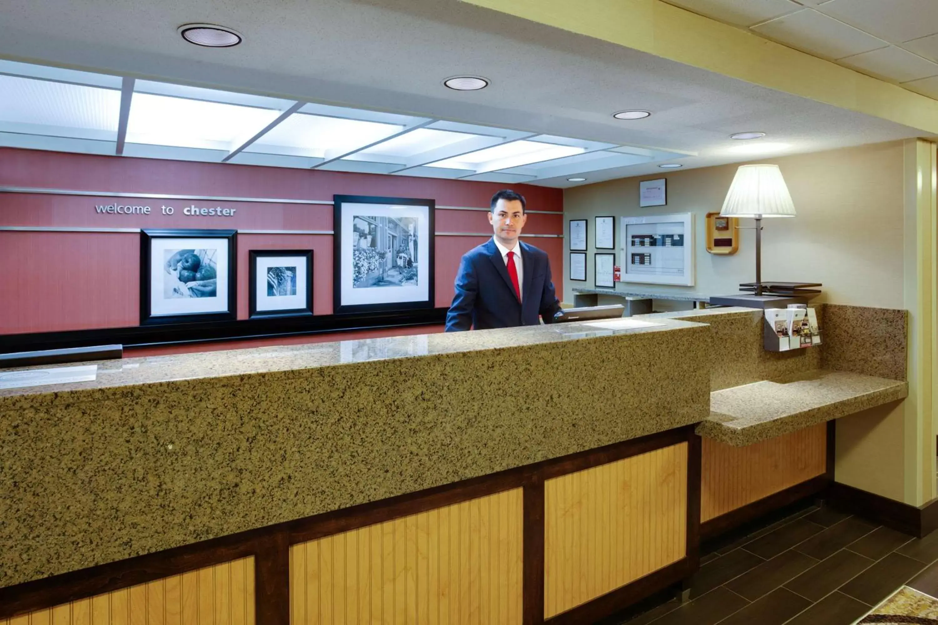 Lobby or reception in Hampton Inn Chester