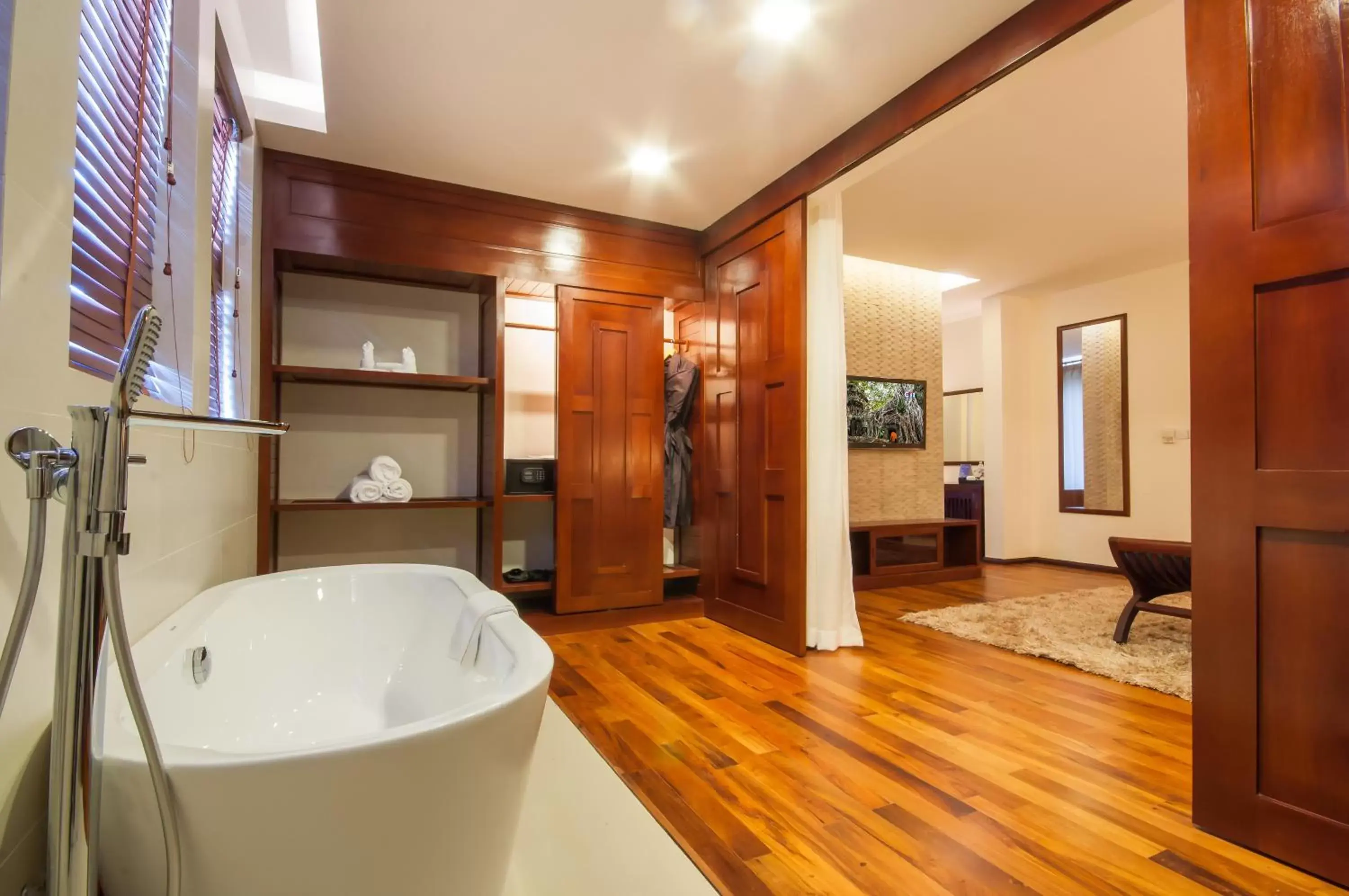 Shower, Bathroom in Lotus Blanc Resort