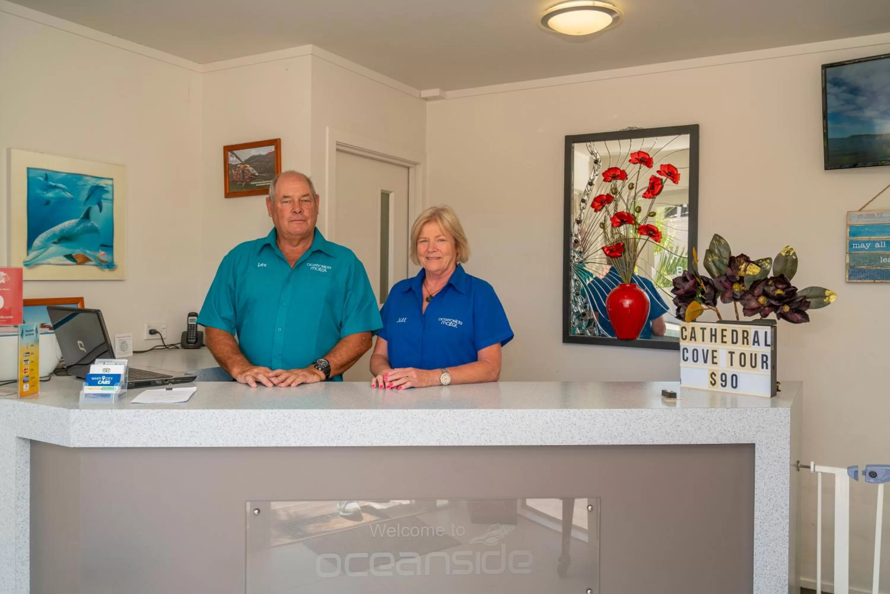 Staff in The Oceanside Motel