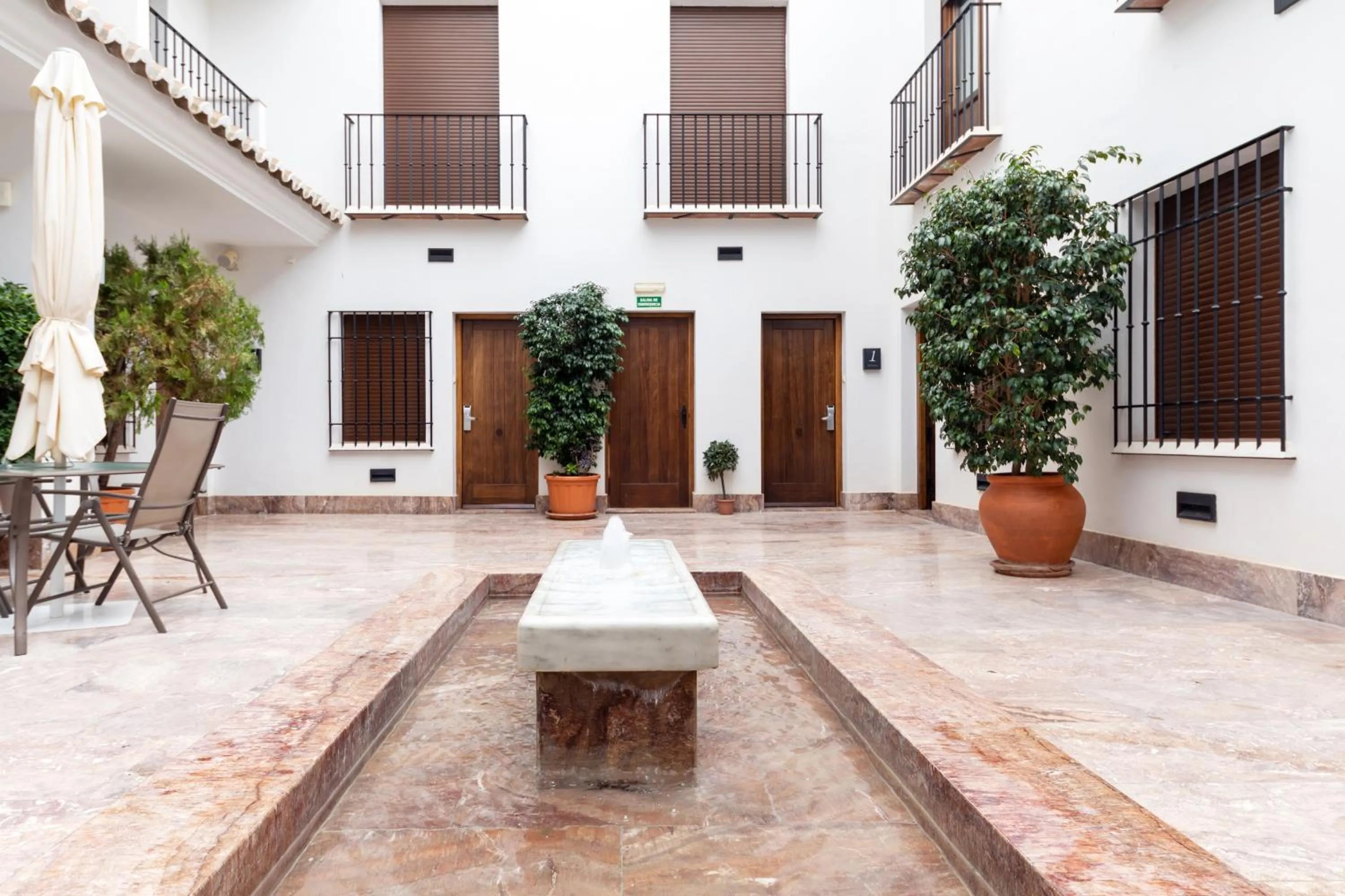 Patio in Apartamentos Ardales