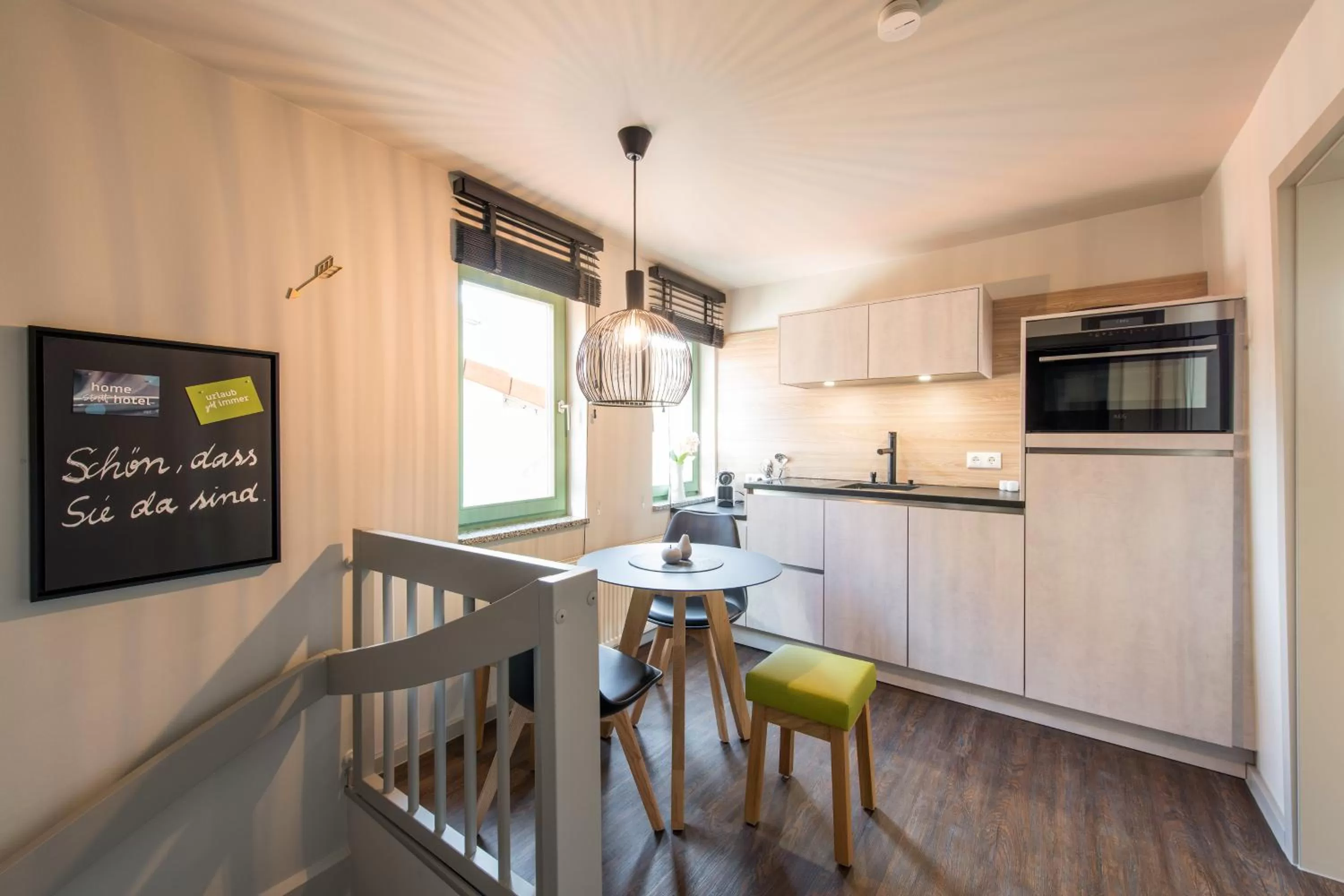 Kitchen or kitchenette in stattHotel Weimar