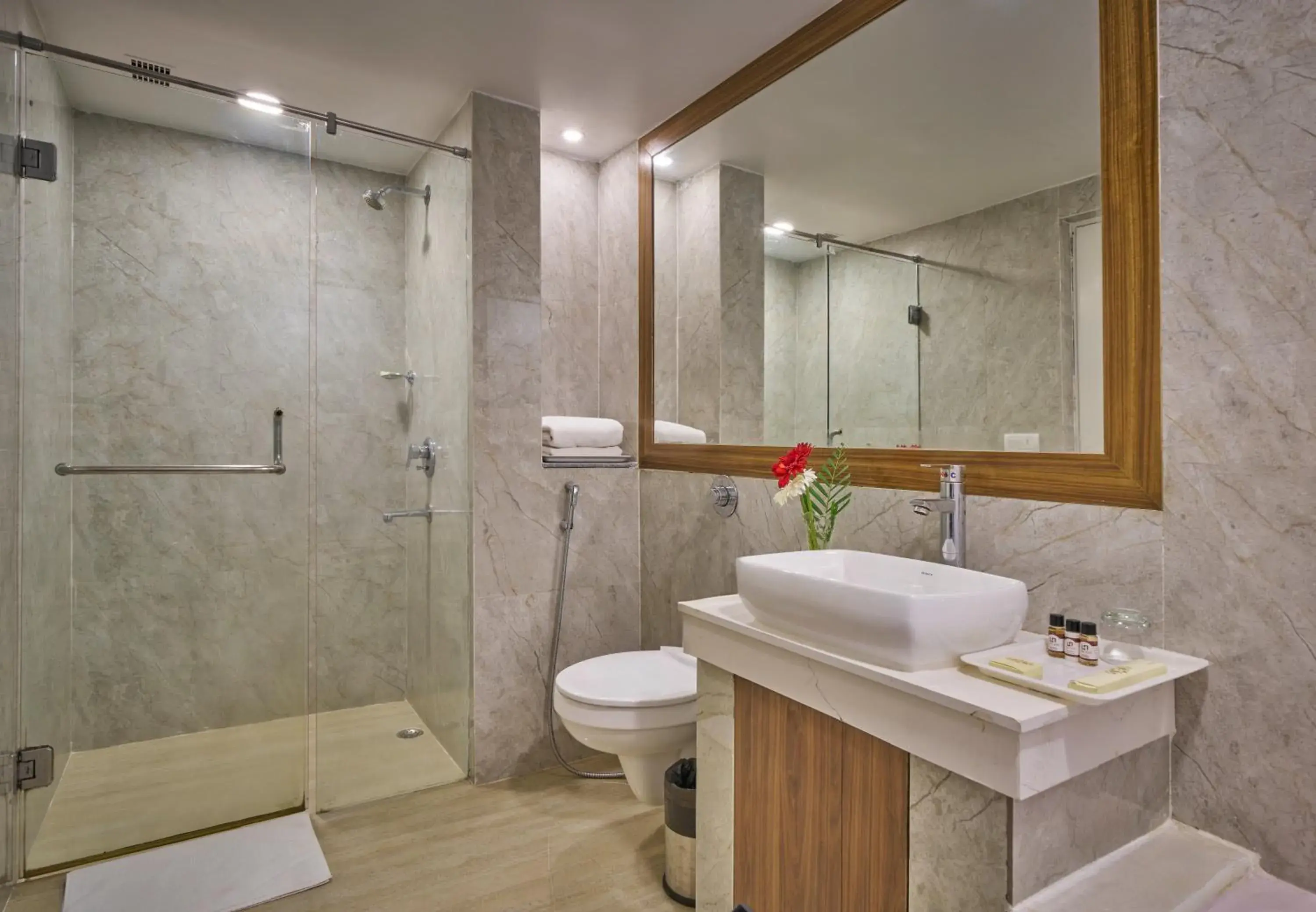 Bathroom in Hotel Hindusthan International, Bhubaneswar