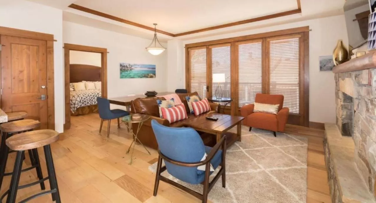 Seating Area in East West Hospitality at Tahoe