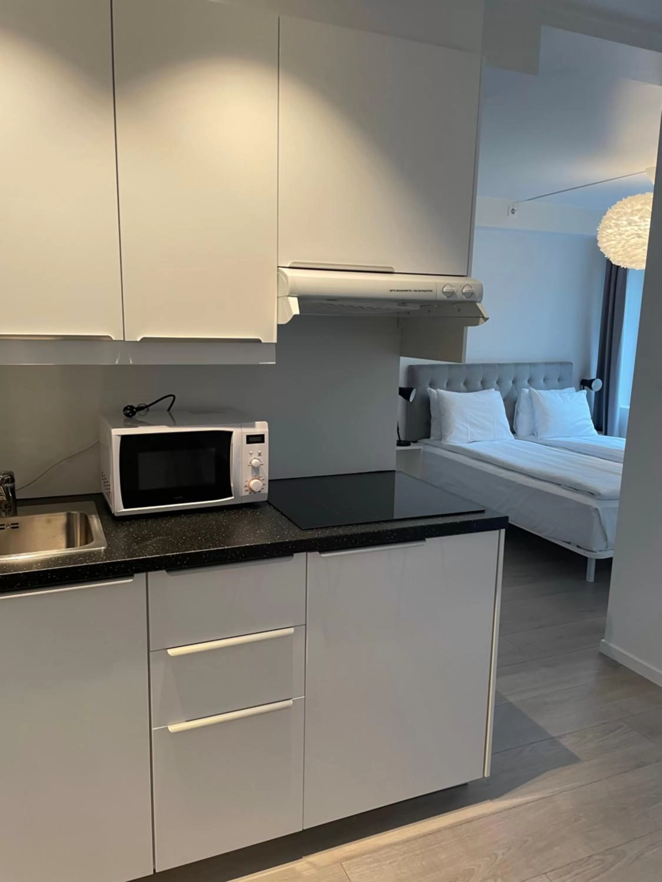 Bed in Magic Hotel & Apartments Kløverhuset