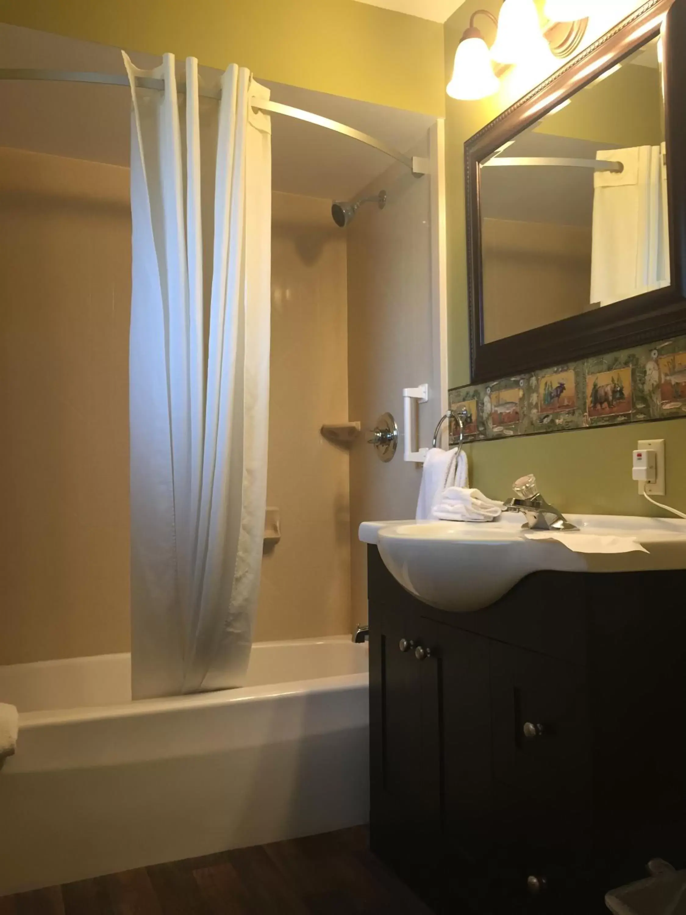 Shower, Bathroom in Super 8 by Wyndham Lake George/Downtown