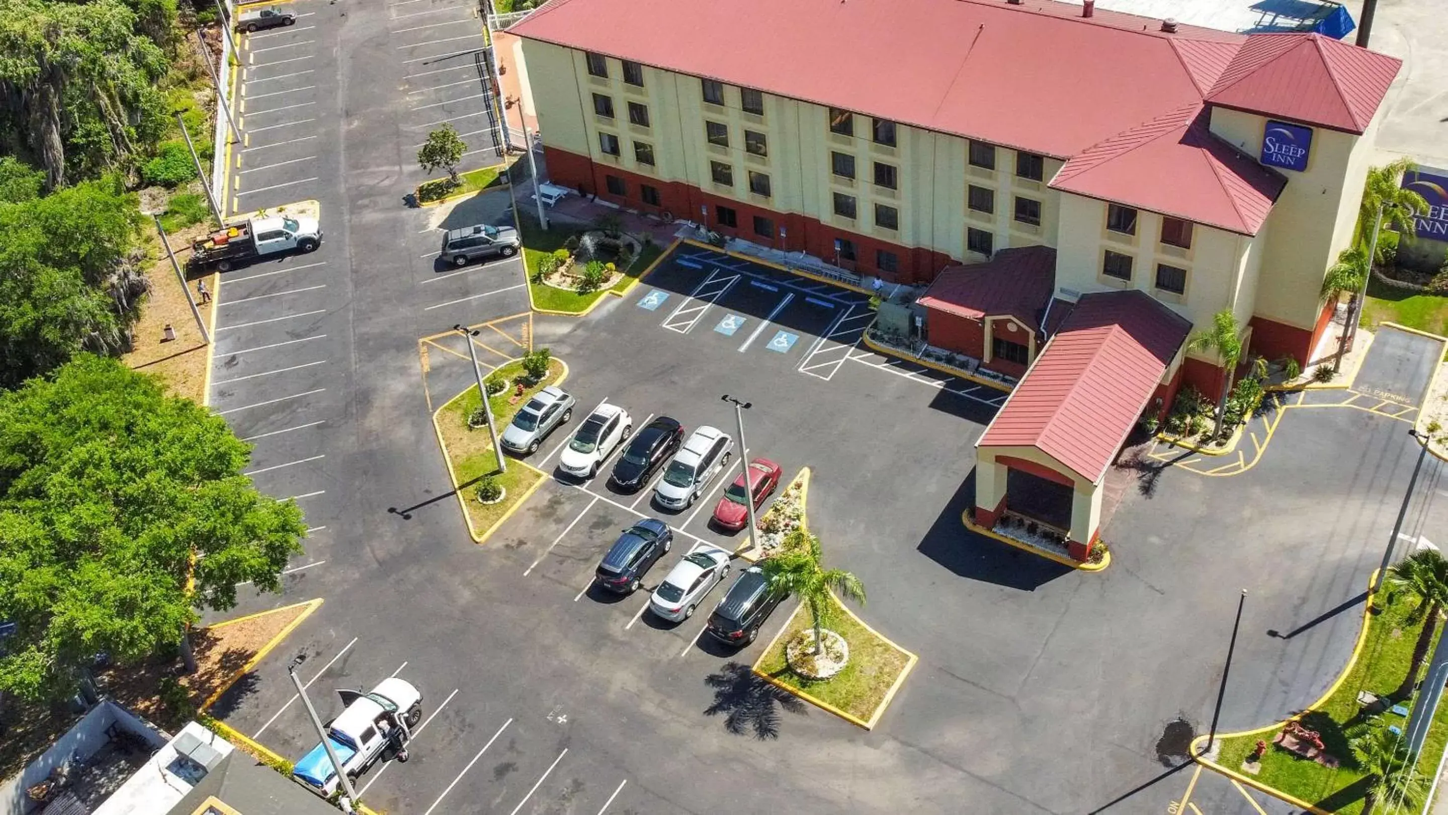 Property building, Bird's-eye View in Sleep Inn Leesburg Chain of Lakes