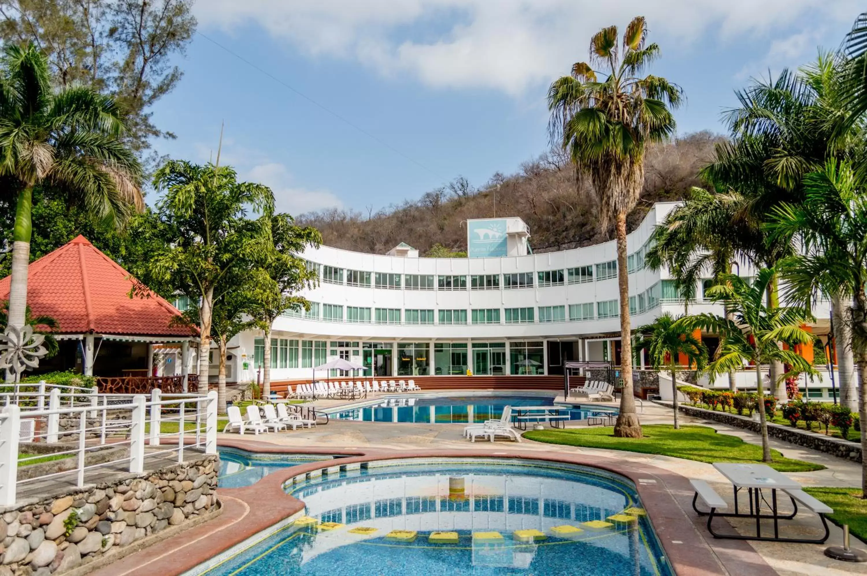 Property building, Pool View in Hotel Puente Nacional & Spa