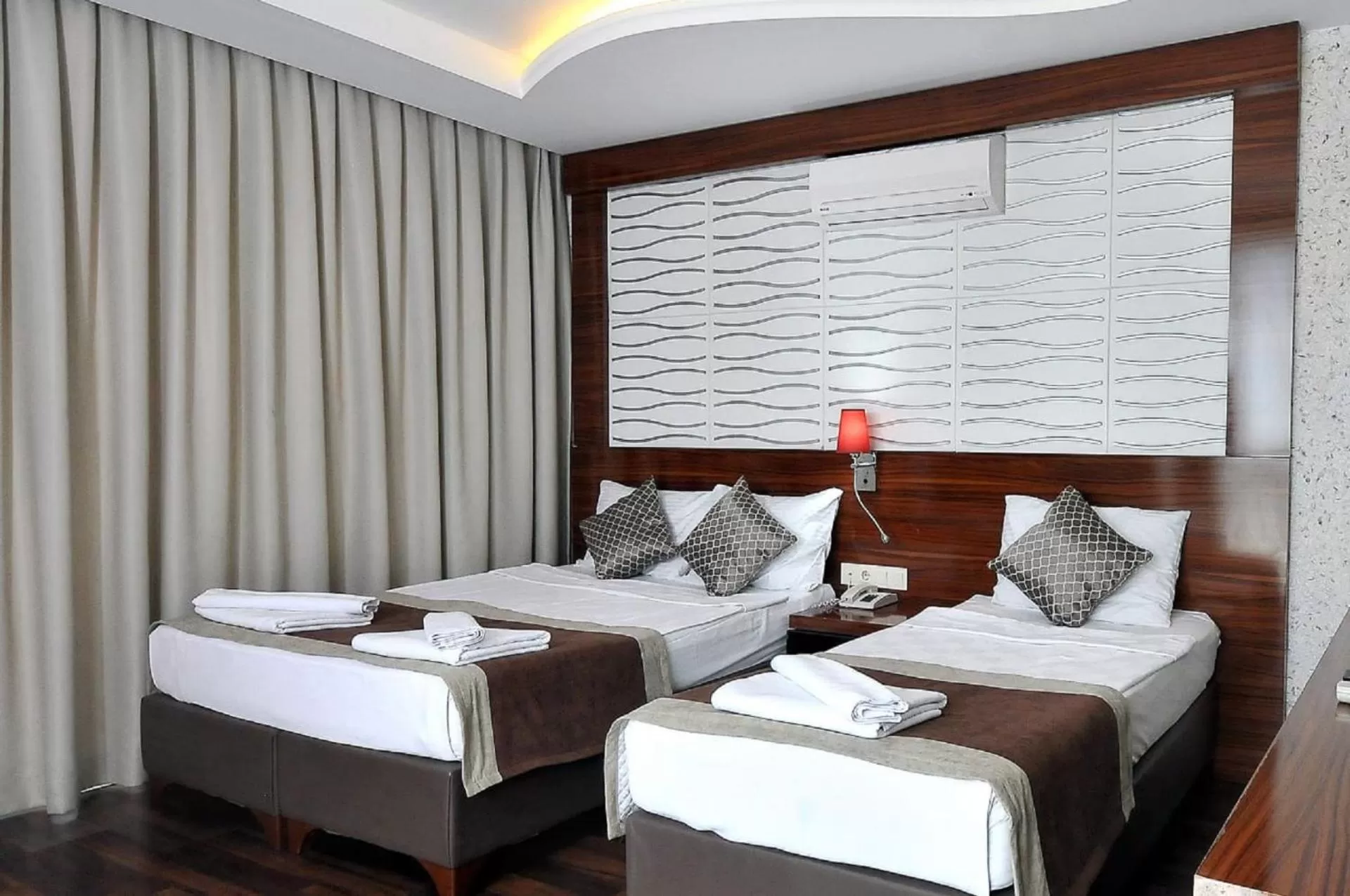 Photo of the whole room, Bed in UK BLUE COAST HOTEL Adult Only