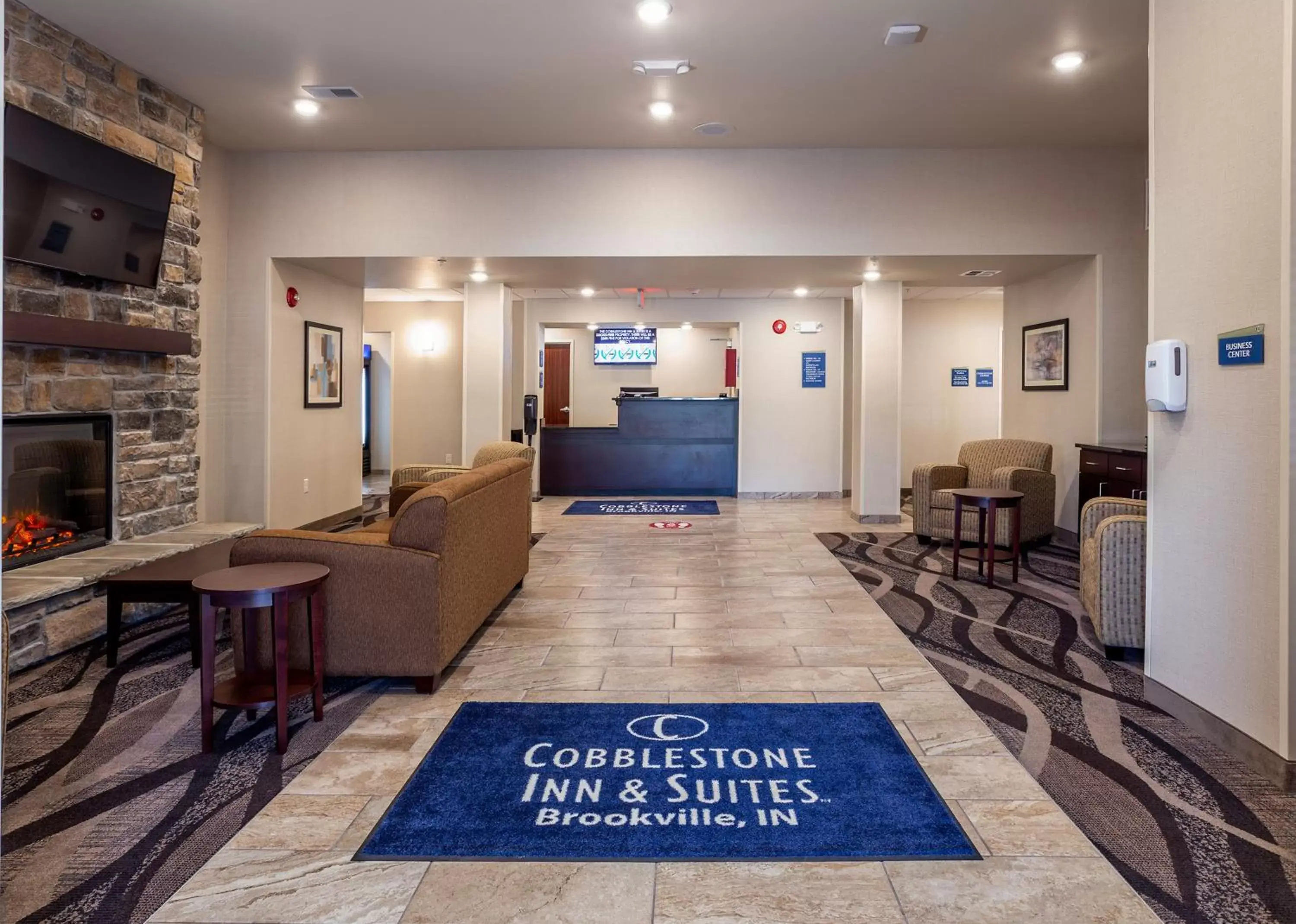 Lobby or reception in Cobblestone Inn & Suites - Brookville