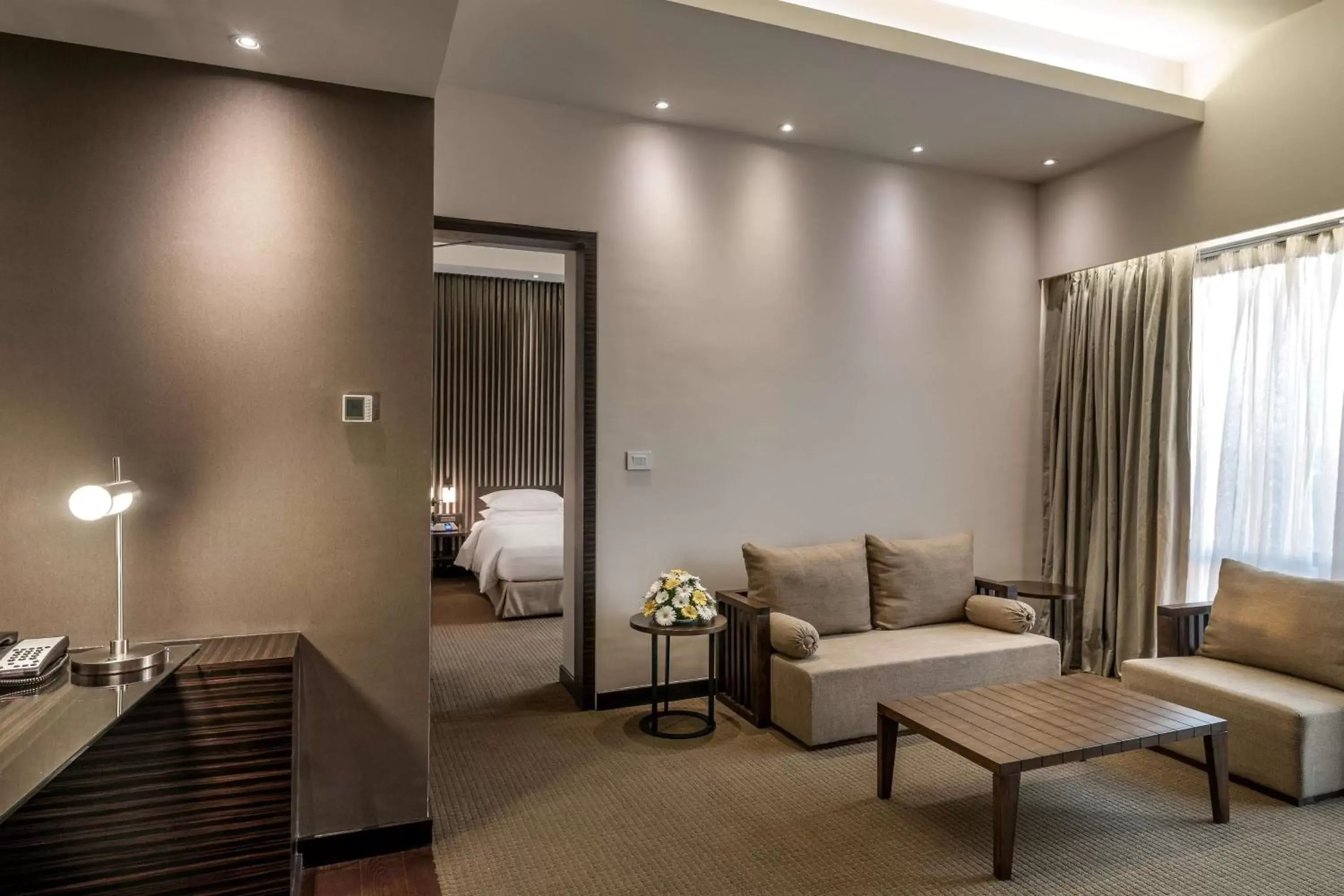 Photo of the whole room, Bed in Hyatt Raipur Photo of the whole room, Bed in Hyatt Raipur