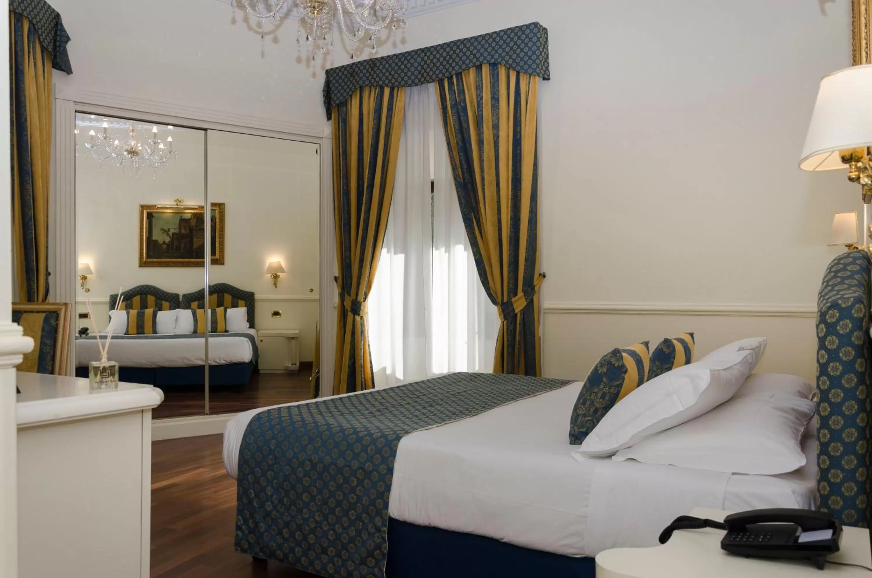 Bed in Hotel Traiano