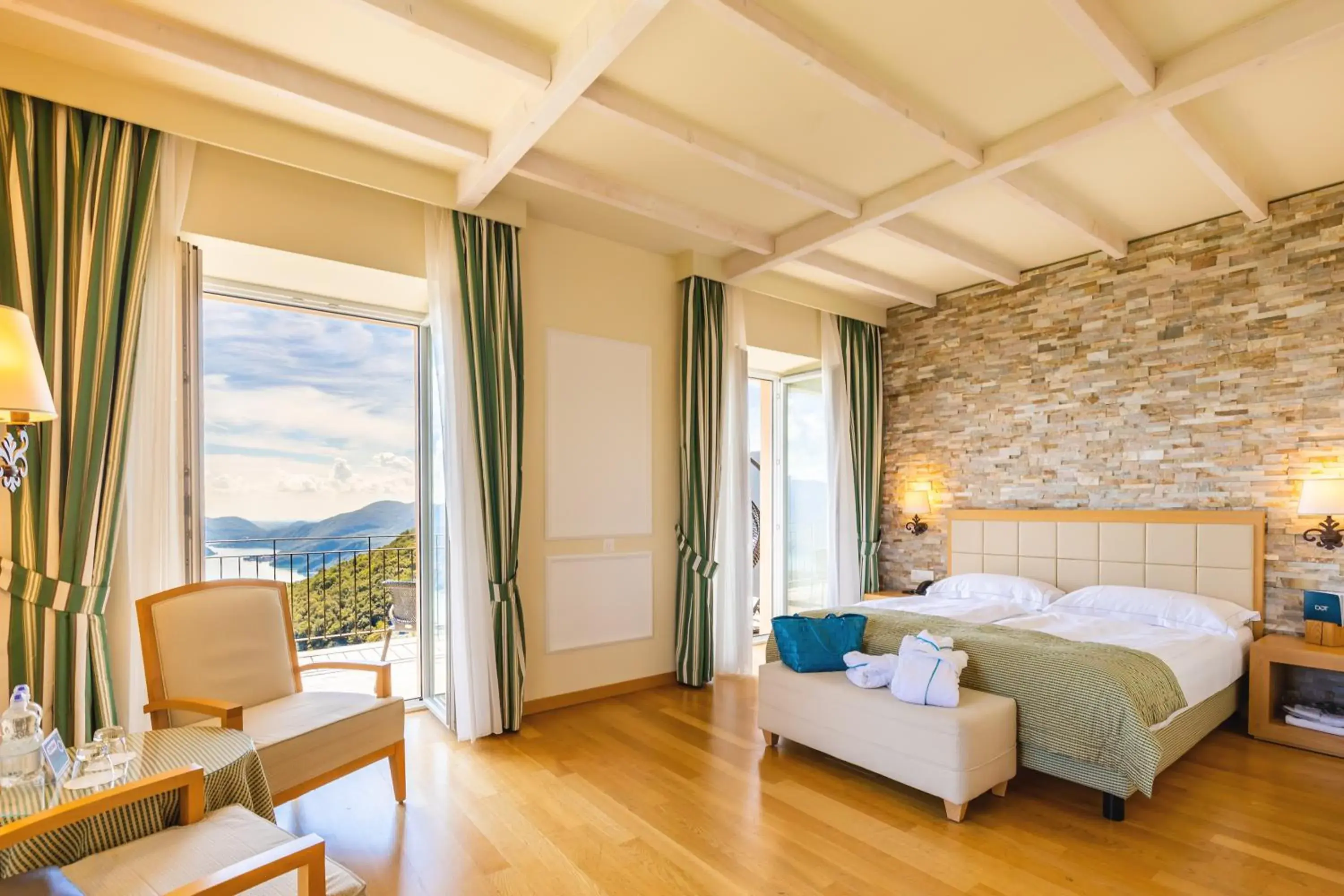 Bed in Kurhaus Cademario Hotel & DOT Spa - Ticino Hotels Group