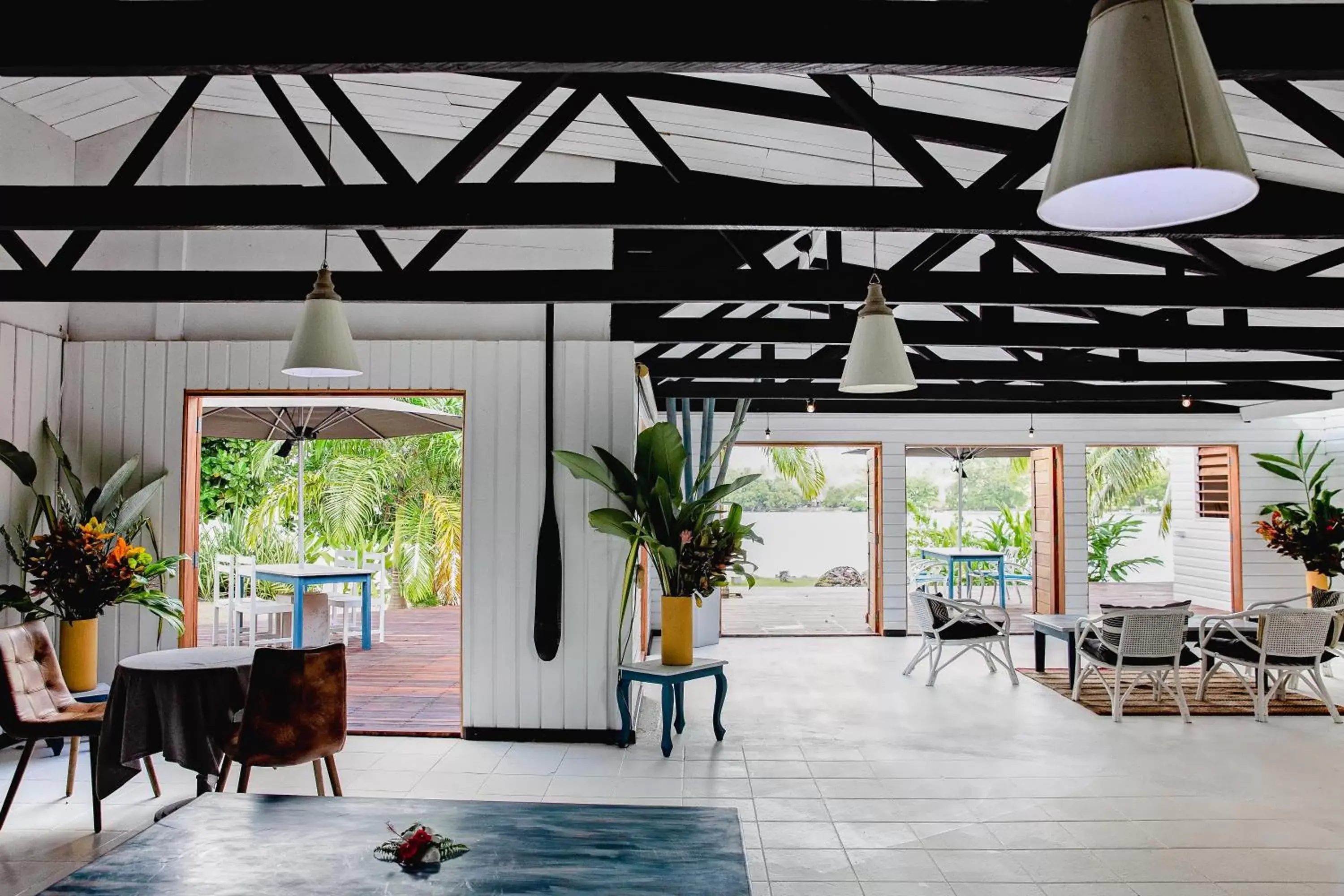 Seating area in Turtle Bay Lodge