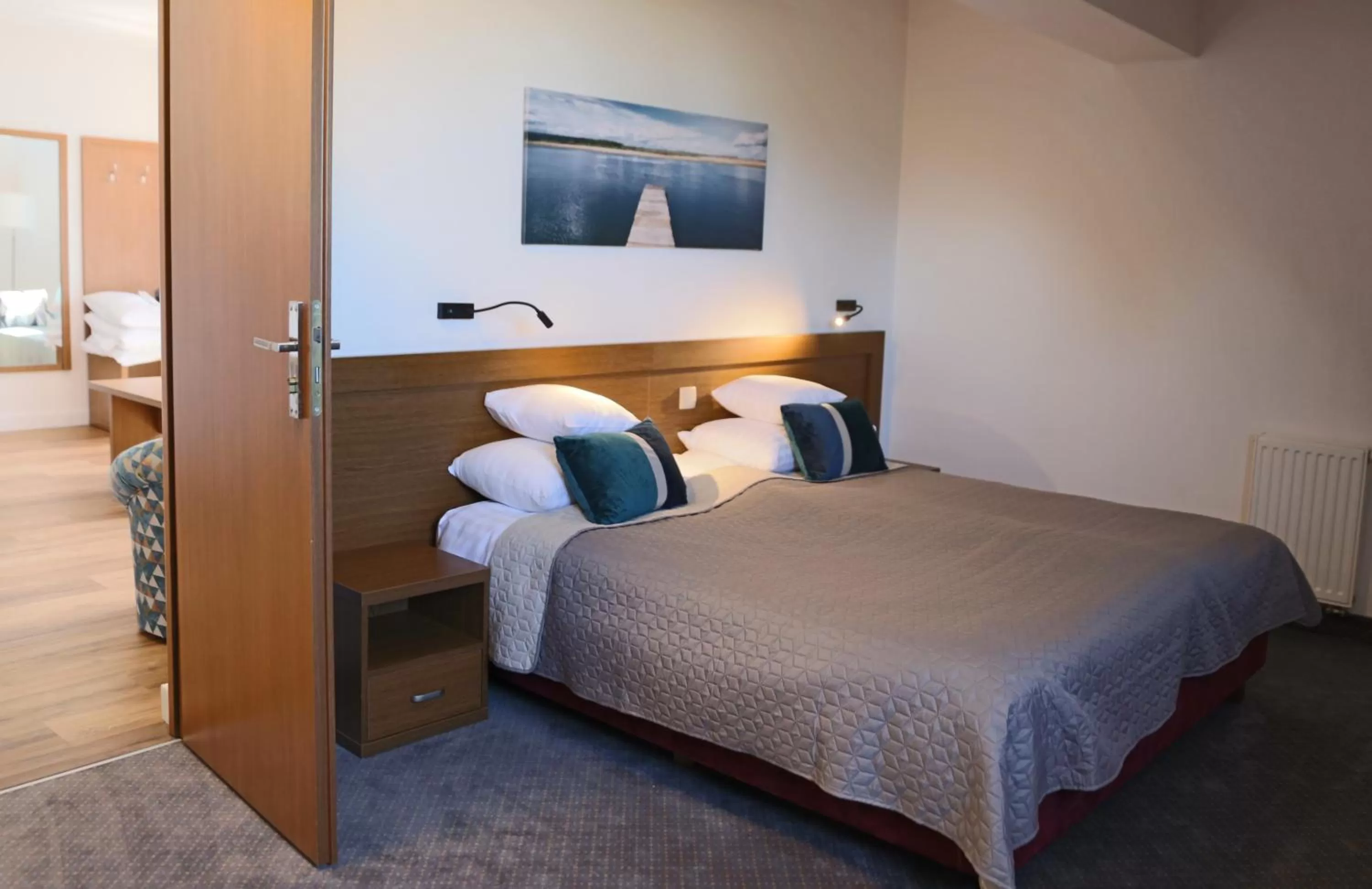 Bed in HOTEL CICHA WODA NIEPORĘT