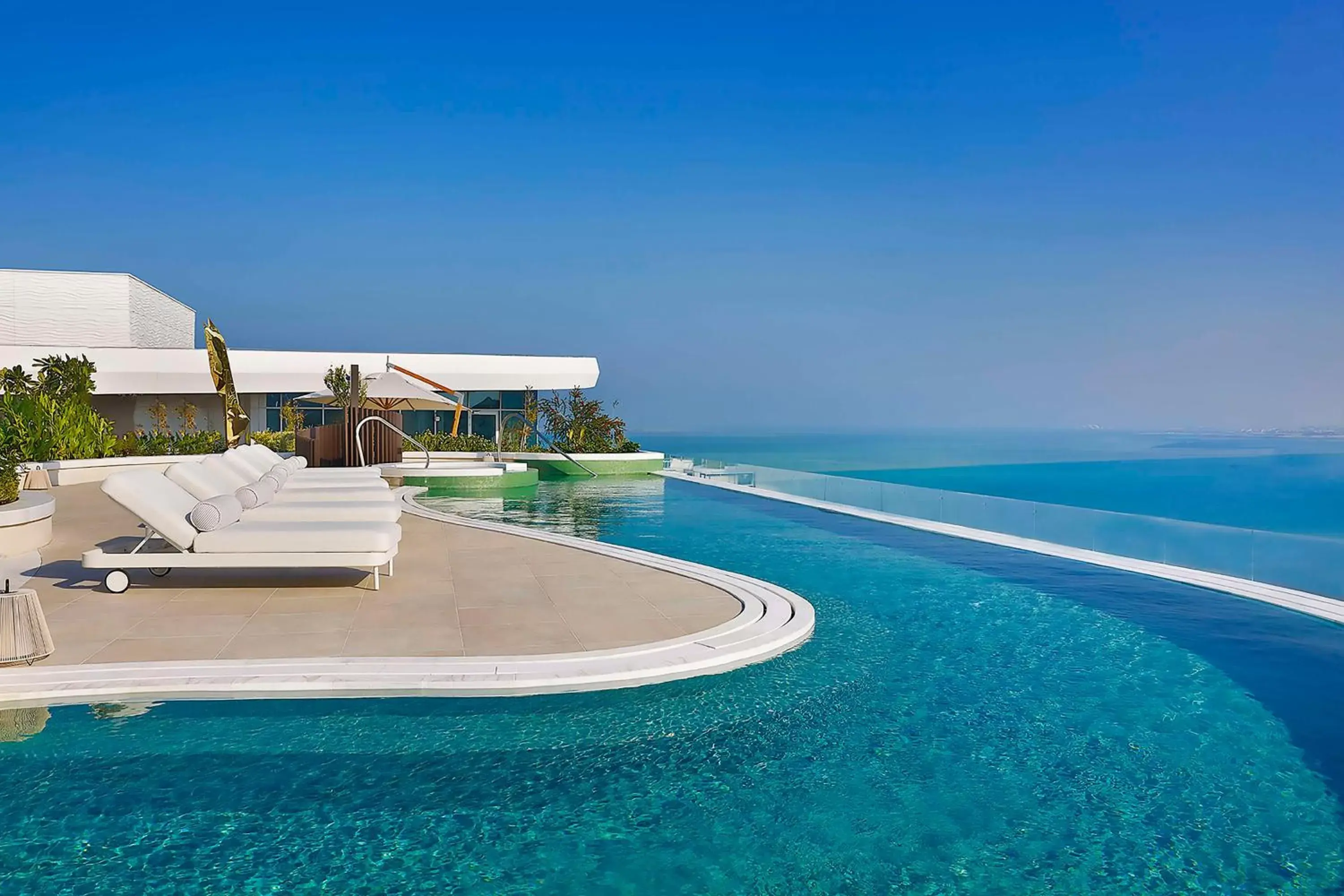 Photo of the whole room, Swimming Pool in Waldorf Astoria Lusail, Doha