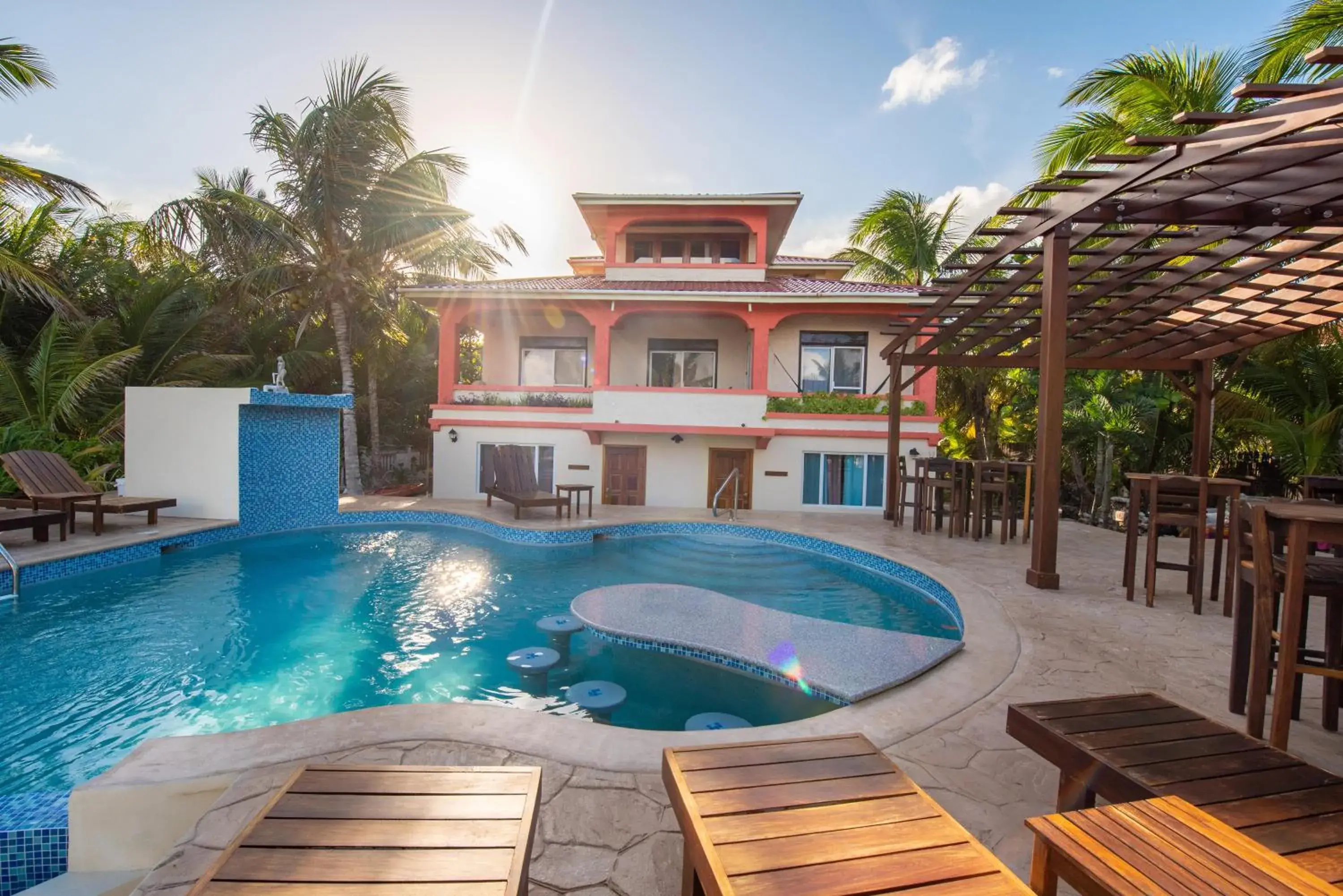 Property building, Swimming Pool in Bella Vista Resort Belize