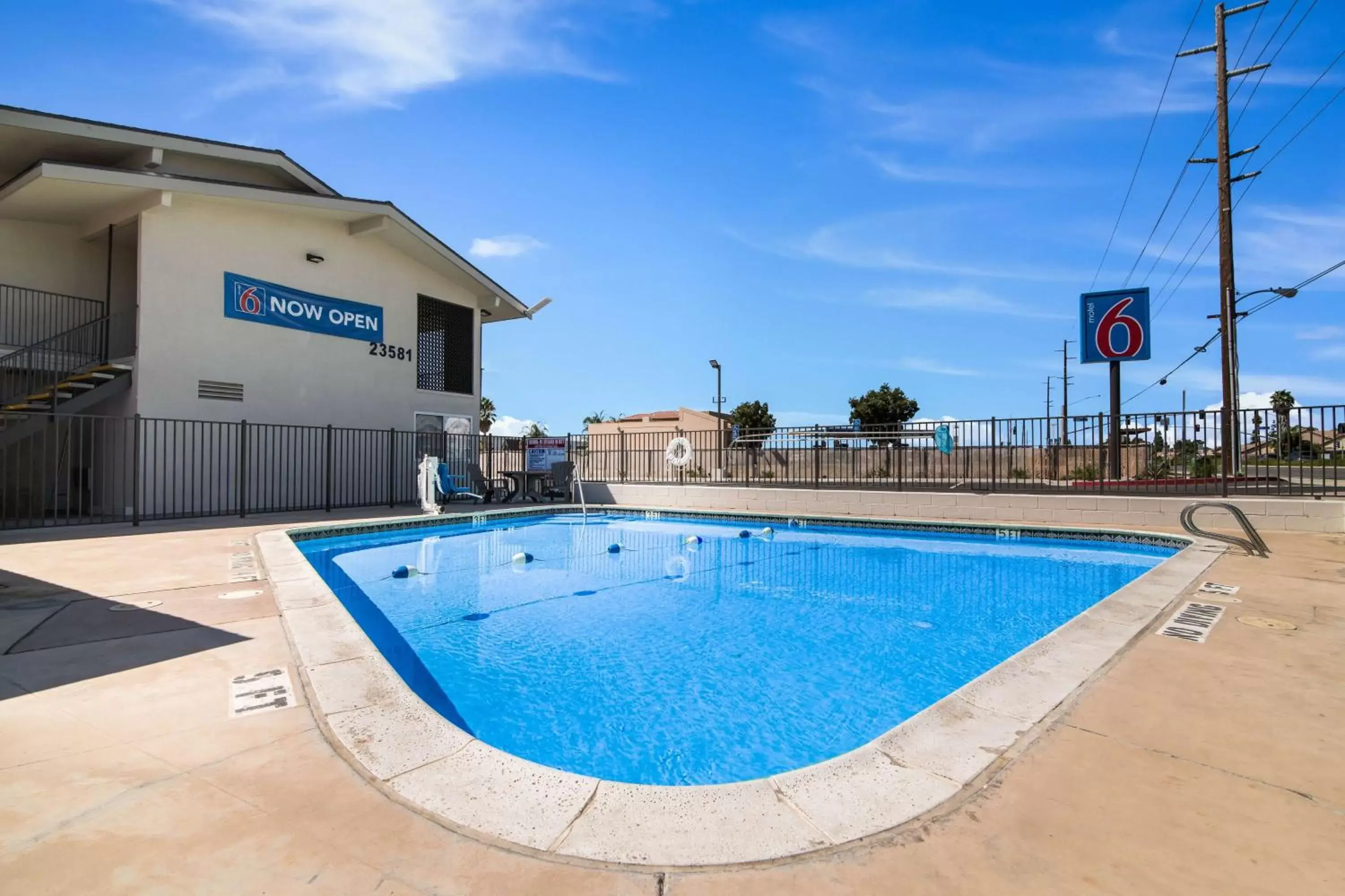 On site, Swimming Pool in Motel 6-Moreno Valley, CA - Perris