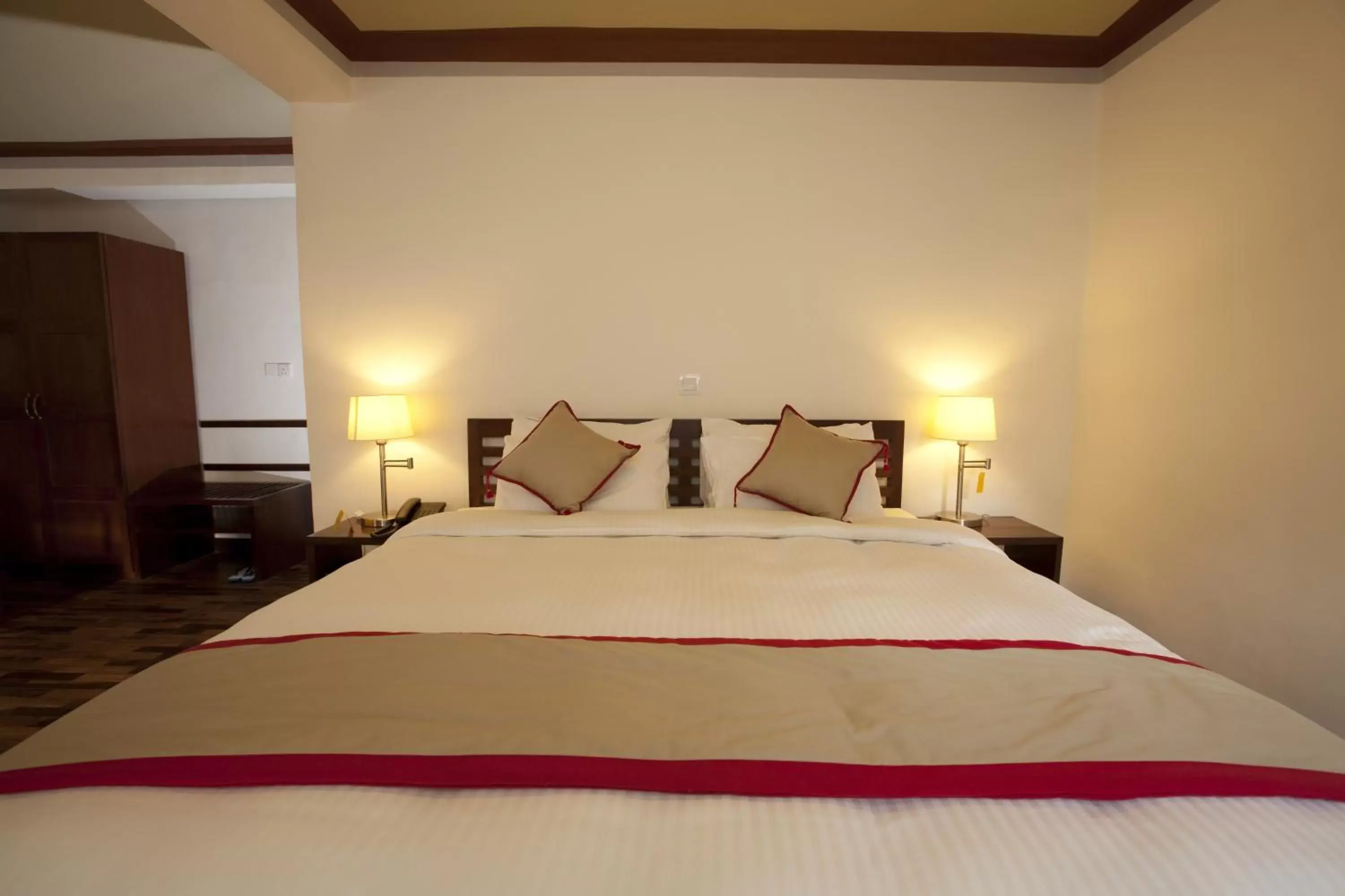 Bed in Shambaling Boutique Hotel