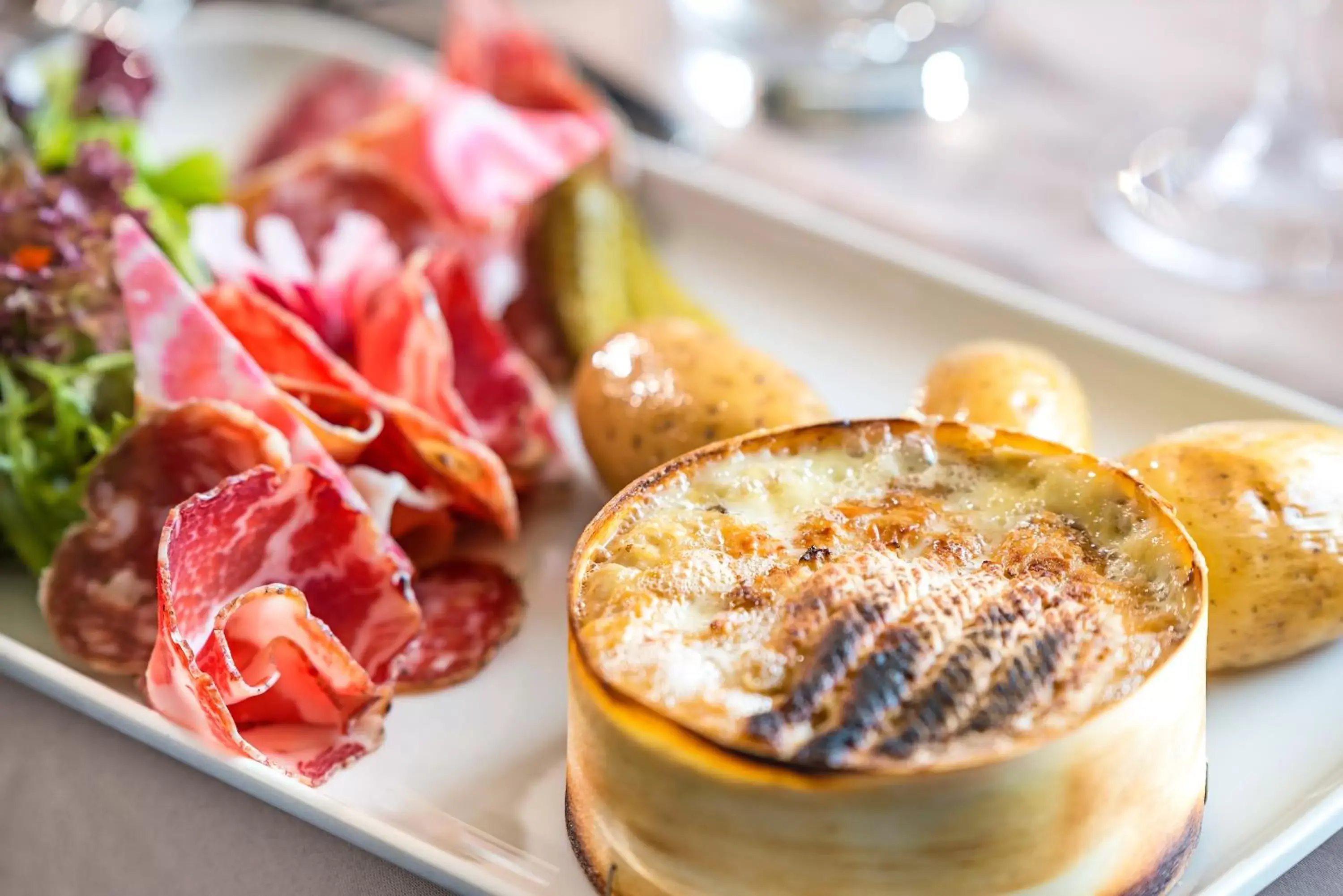 Food close-up in Hotel Les Arolles