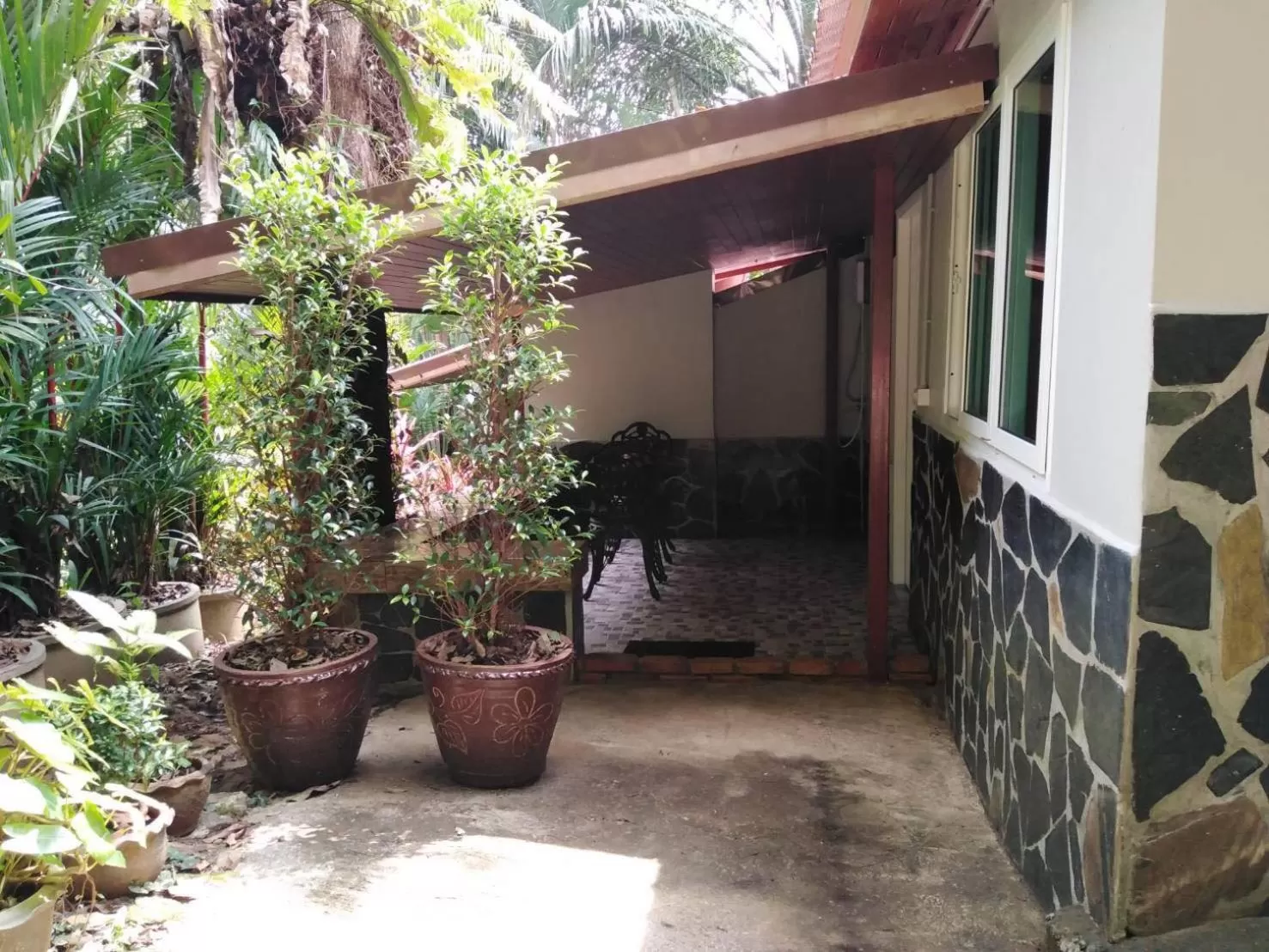 Patio in Khao Sok Las Orquideas Resort