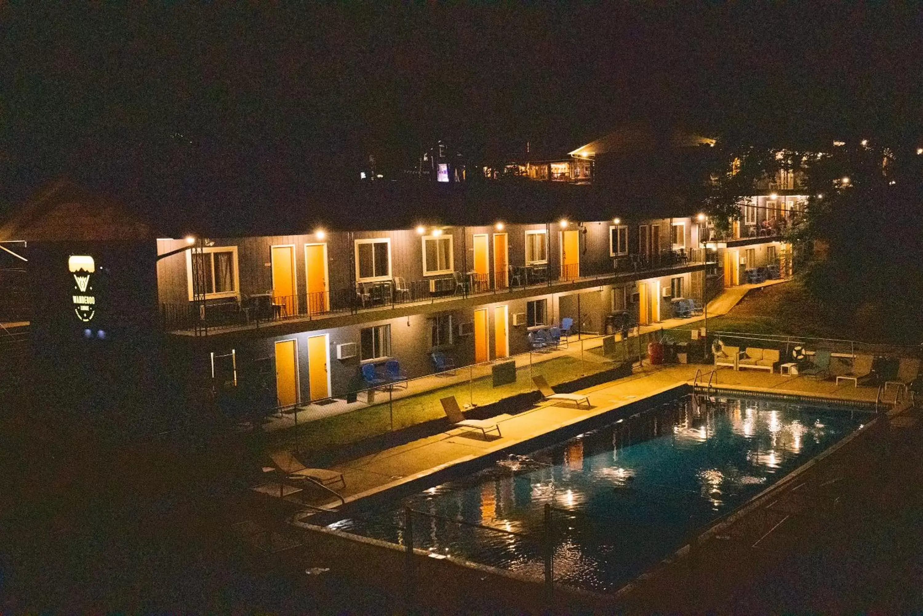 Pool View in The Wanderoo Lodge